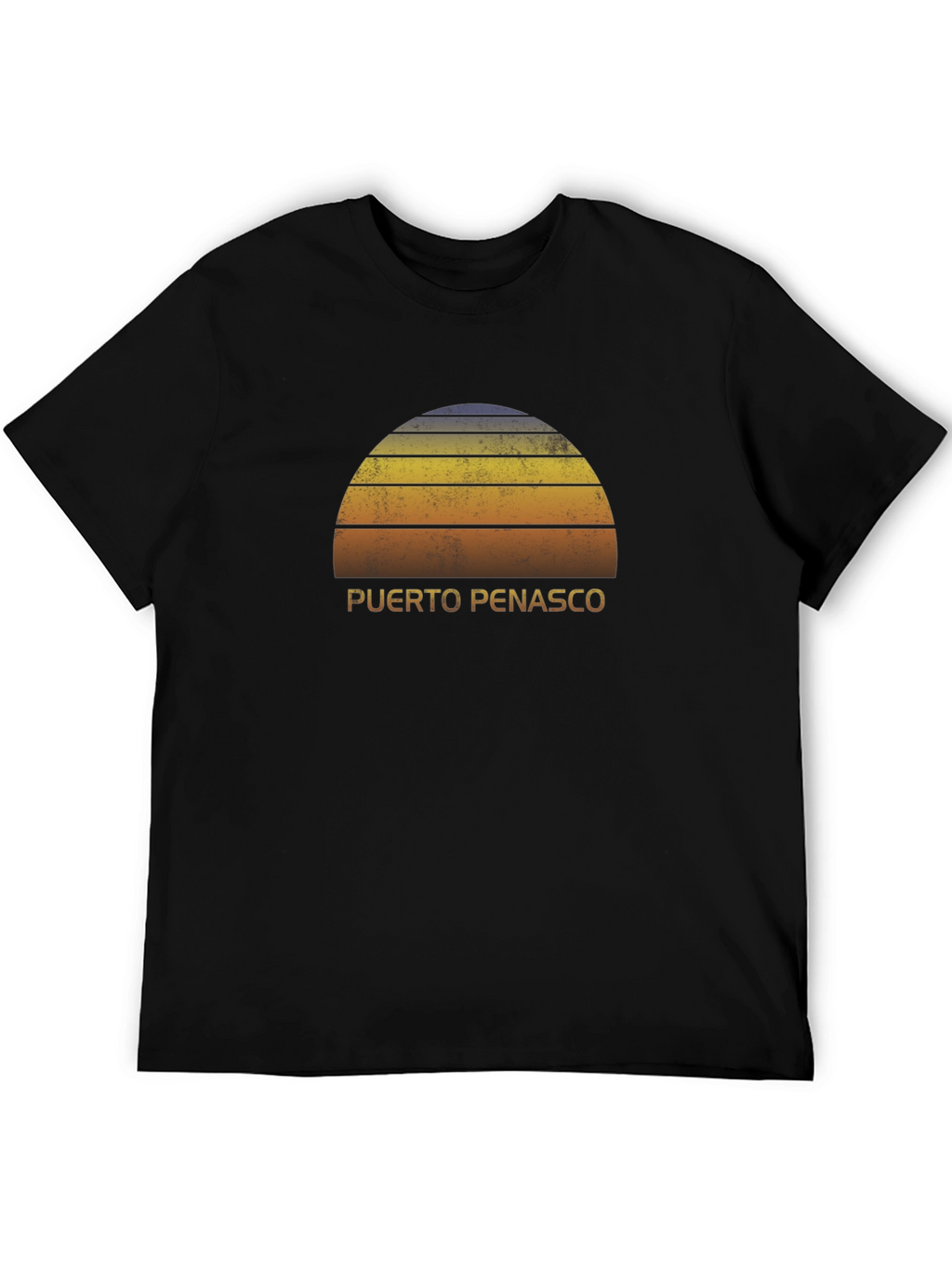 Puerto Penasco Retro Sunset Graphic T-Shirt