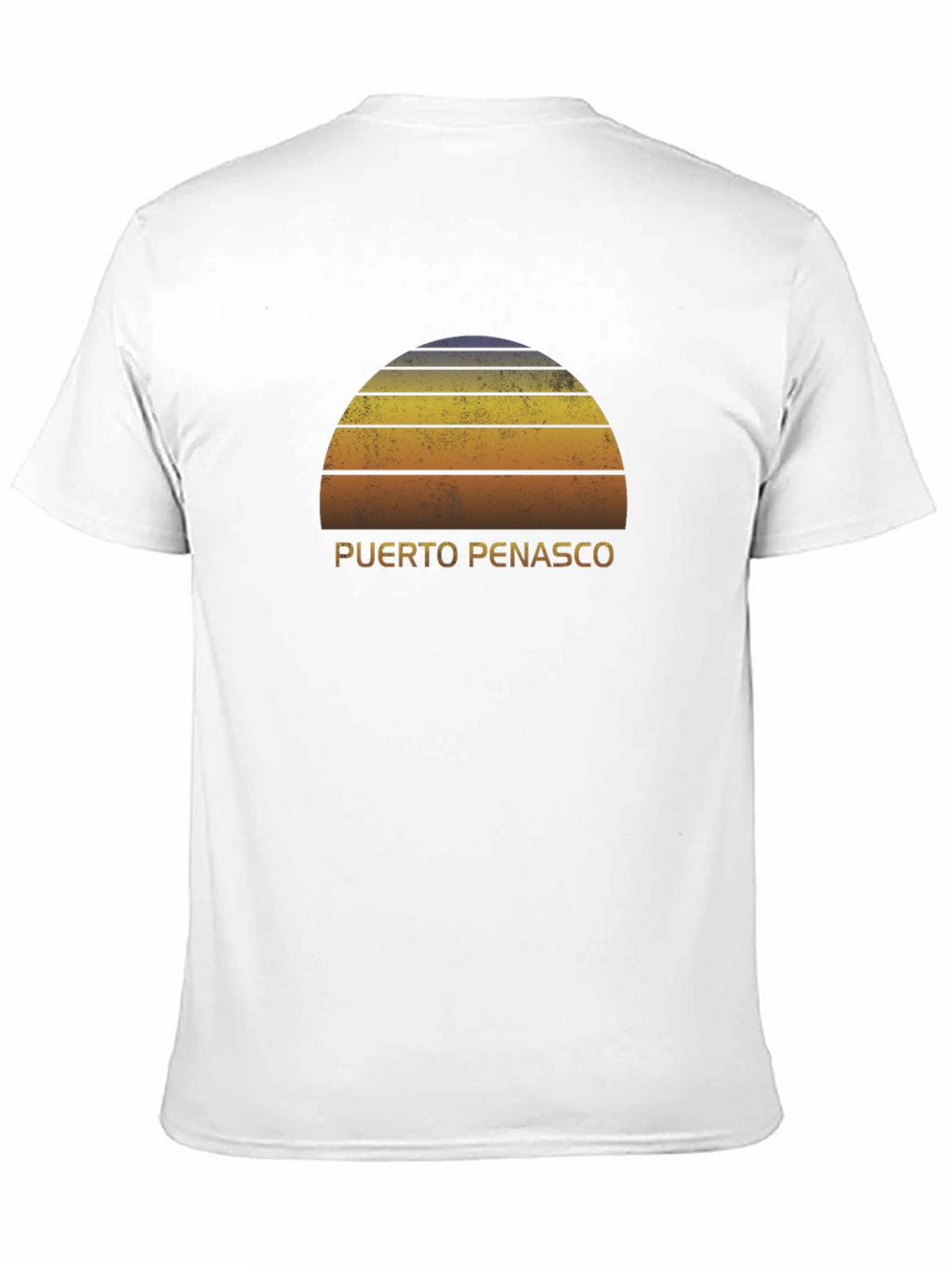 Puerto Penasco Retro Sunset Graphic T-Shirt