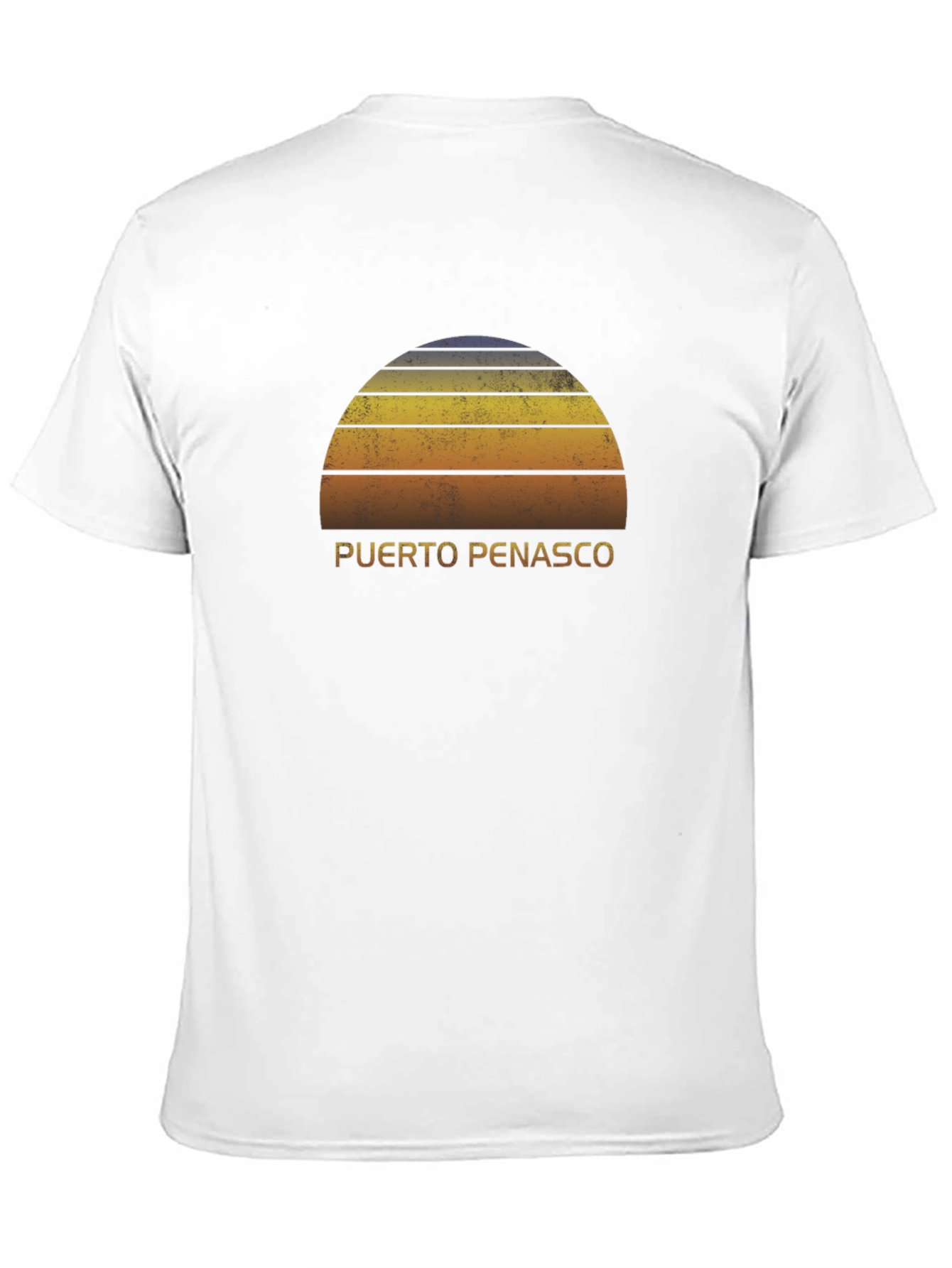 Puerto Penasco Retro Sunset Graphic T-Shirt