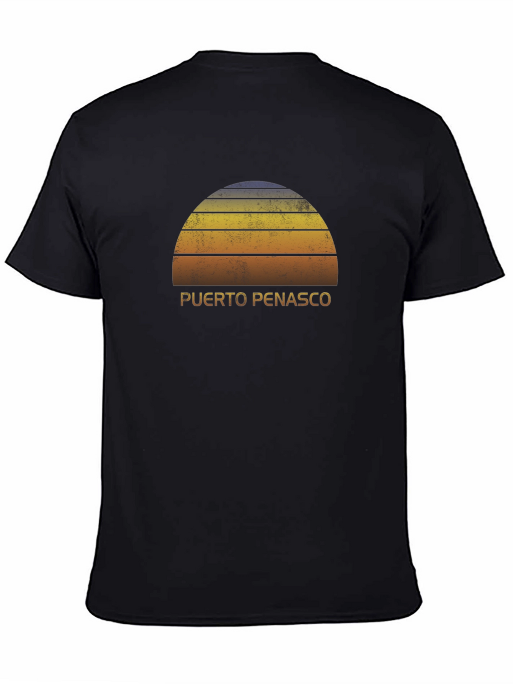 Puerto Penasco Retro Sunset Graphic T-Shirt