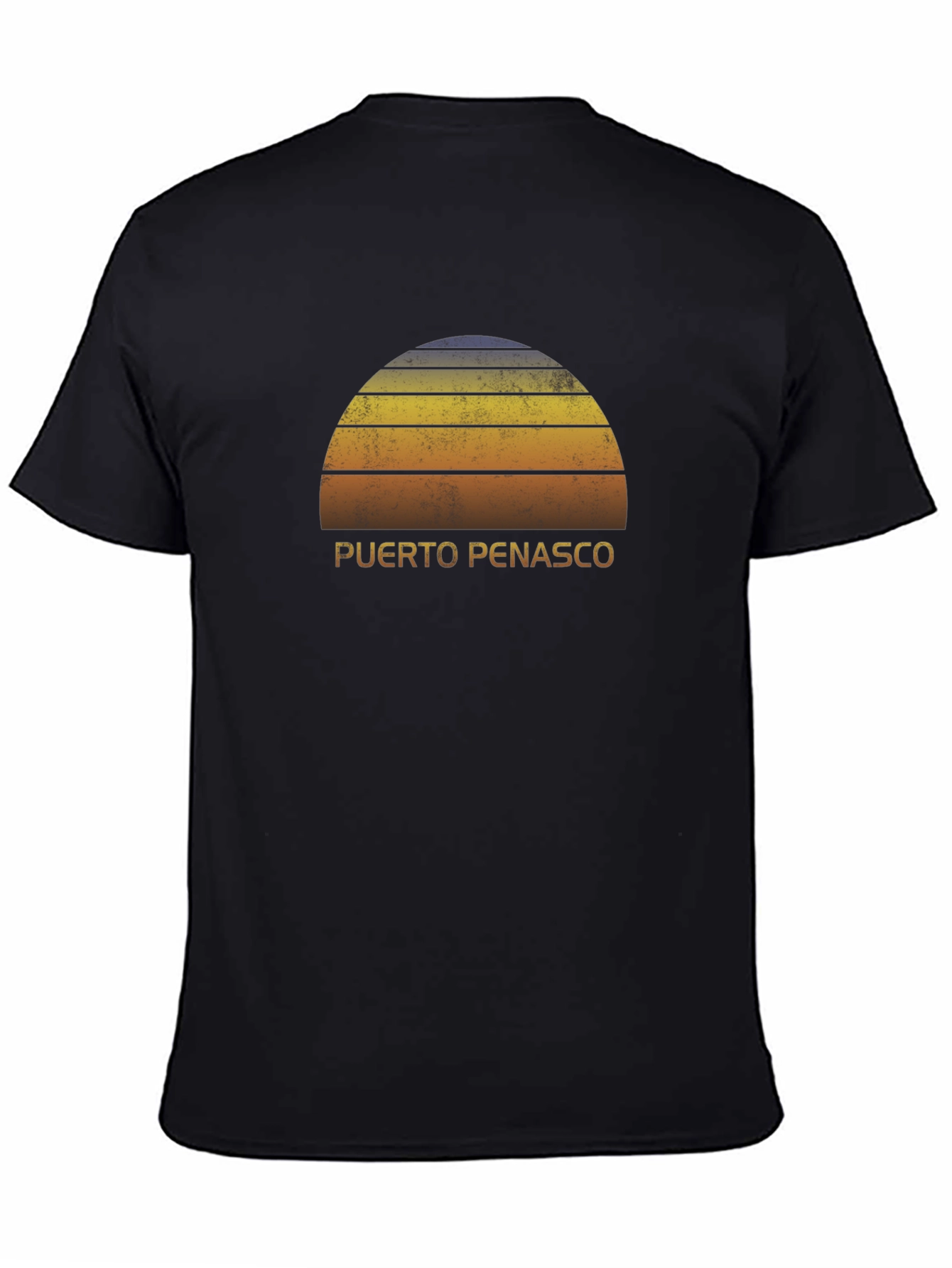 Puerto Penasco Retro Sunset Graphic T-Shirt