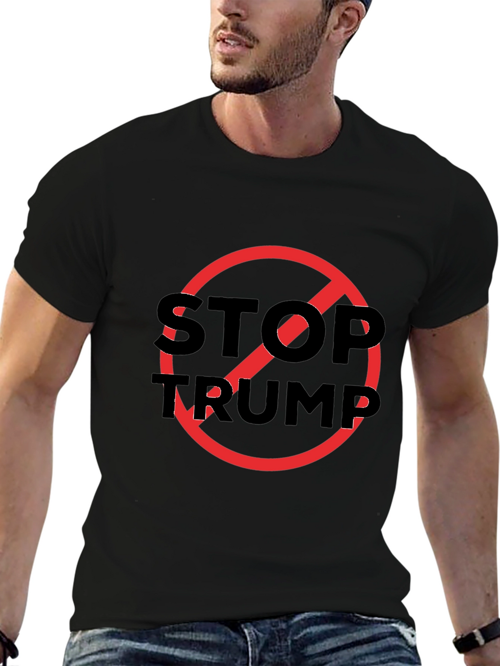 Stop Trump Graphic Tee - Political Statement T-Shirt