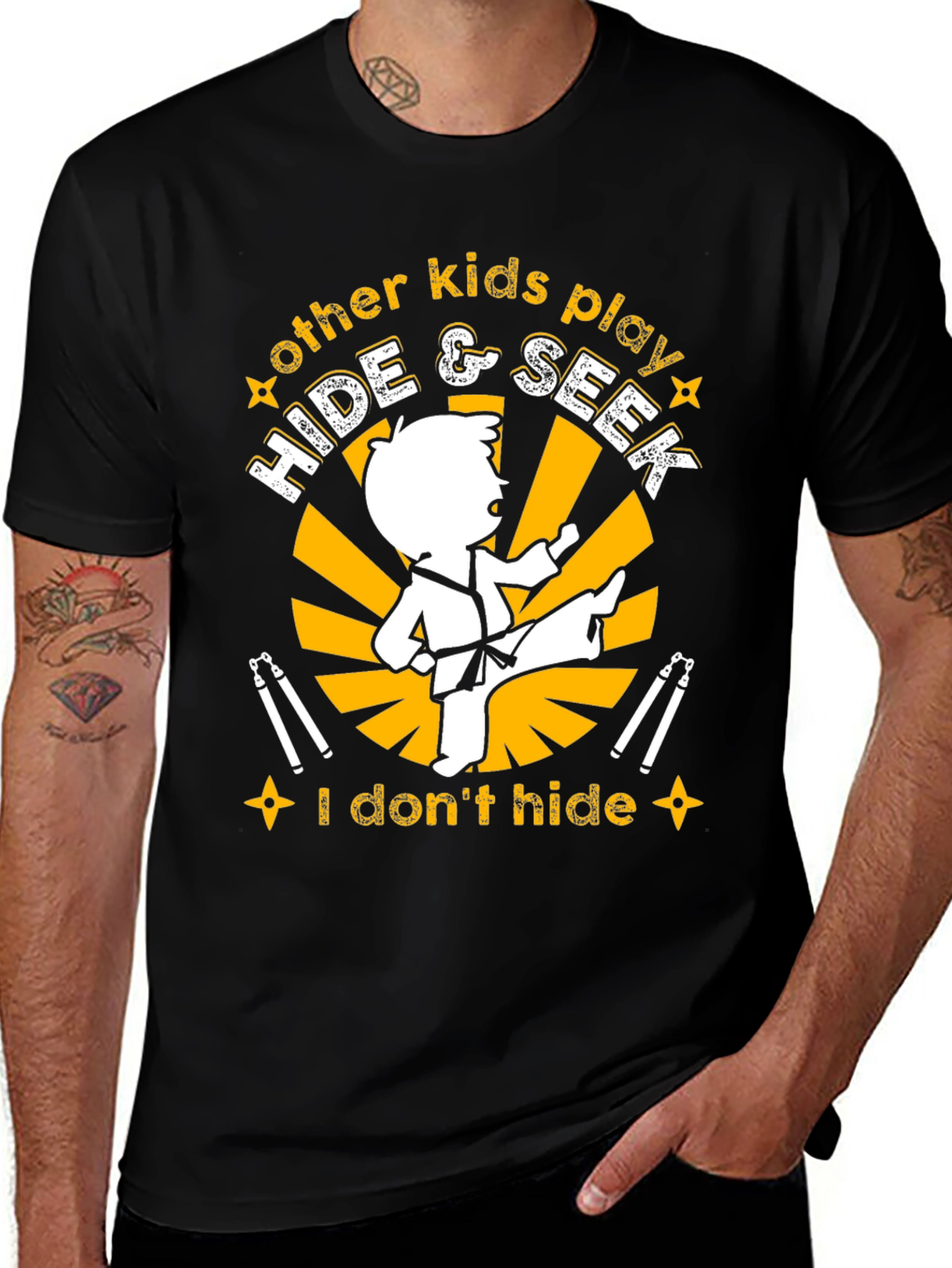 Karate Kids T-Shirt - I Dont Hide