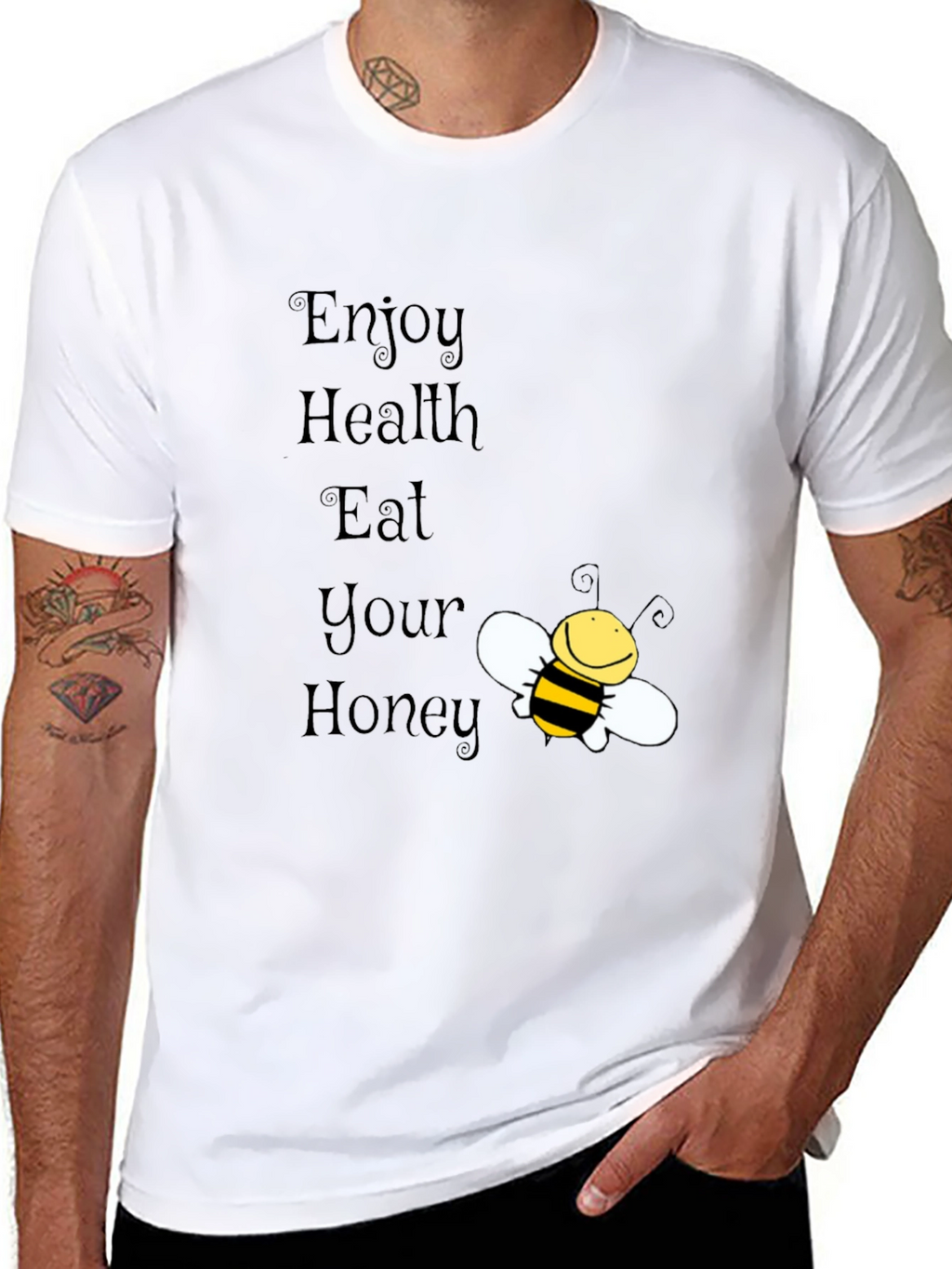 Enjoy Health Eat Your Honey Bee T-Shirt
