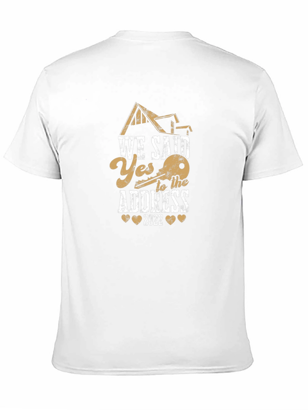 We Said Yes To The Address Black T-Shirt