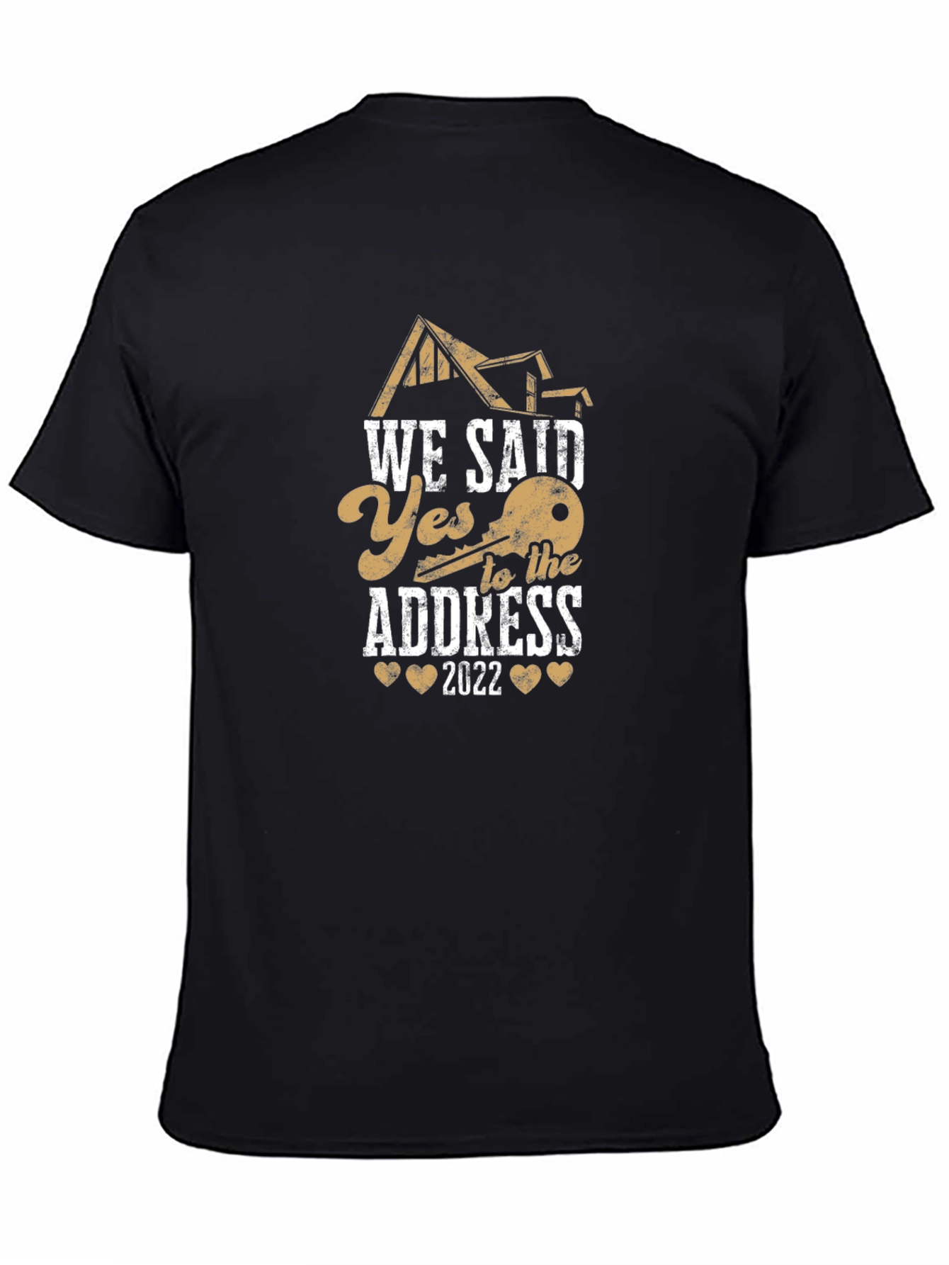 We Said Yes To The Address Black T-Shirt