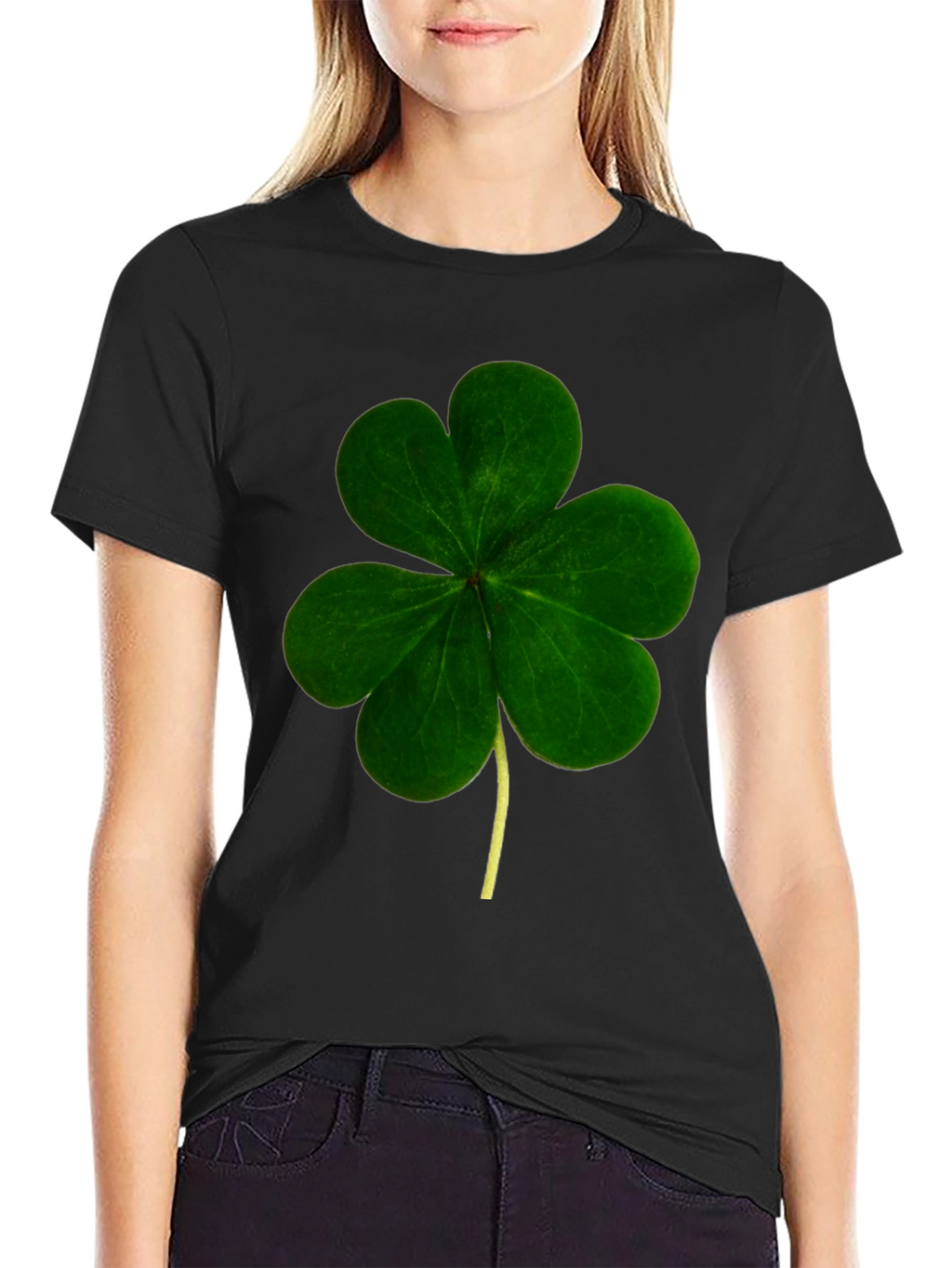 Shamrock Graphic Tee - St. Patricks Day Black T-Shirt