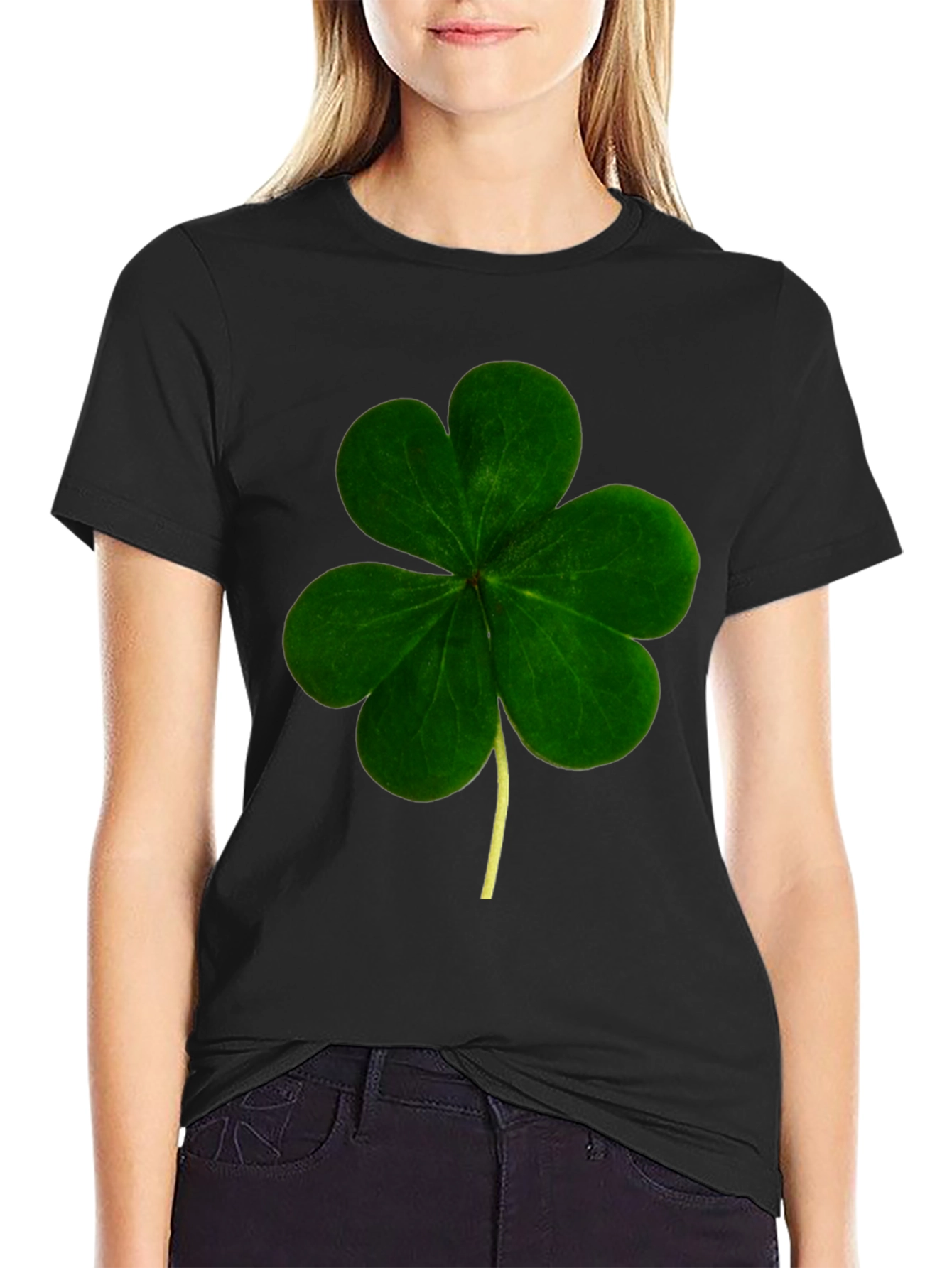 Shamrock Graphic Tee - St. Patricks Day Black T-Shirt