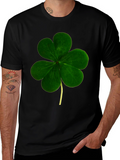 Shamrock Graphic Tee - St. Patricks Day Black T-Shirt