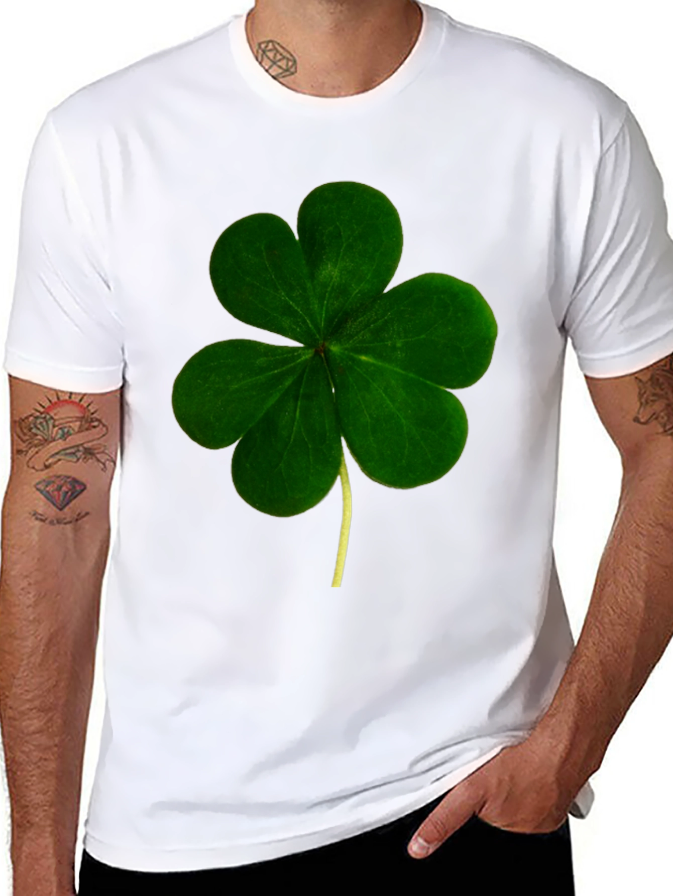 Shamrock Graphic Tee - St. Patricks Day Black T-Shirt