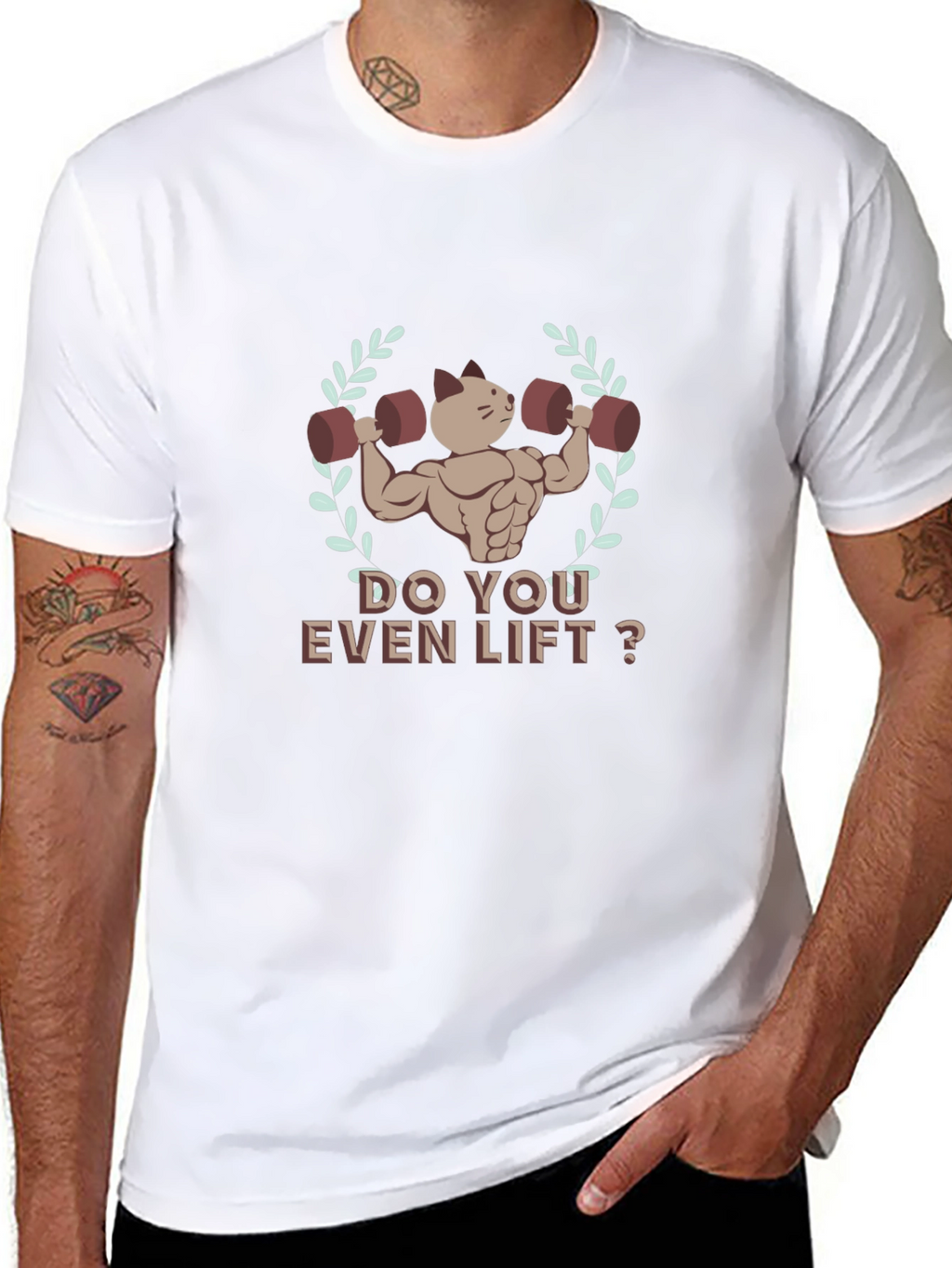 Do You Even Lift? Cat Muscle T-Shirt