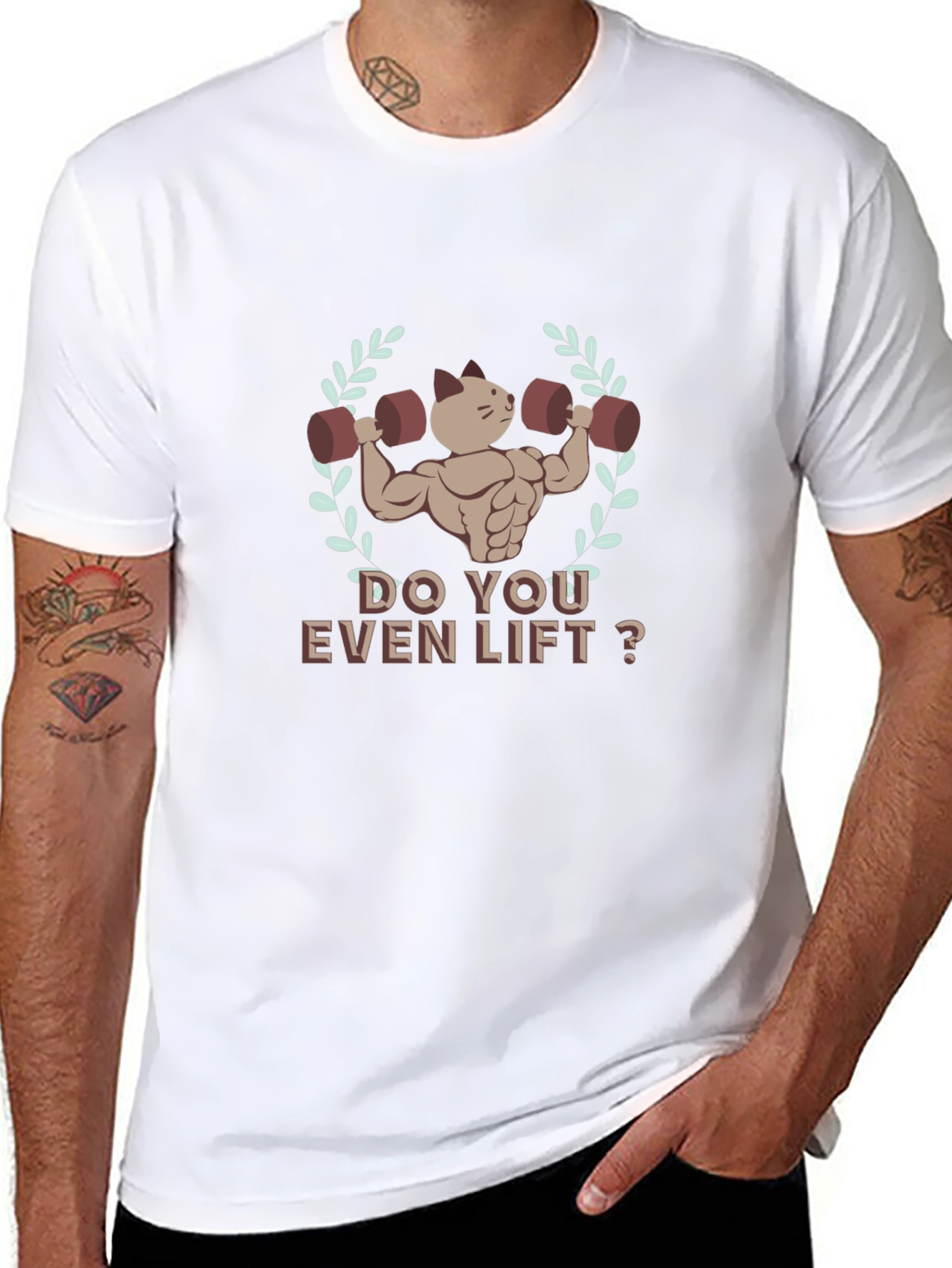 Do You Even Lift? Cat Muscle T-Shirt