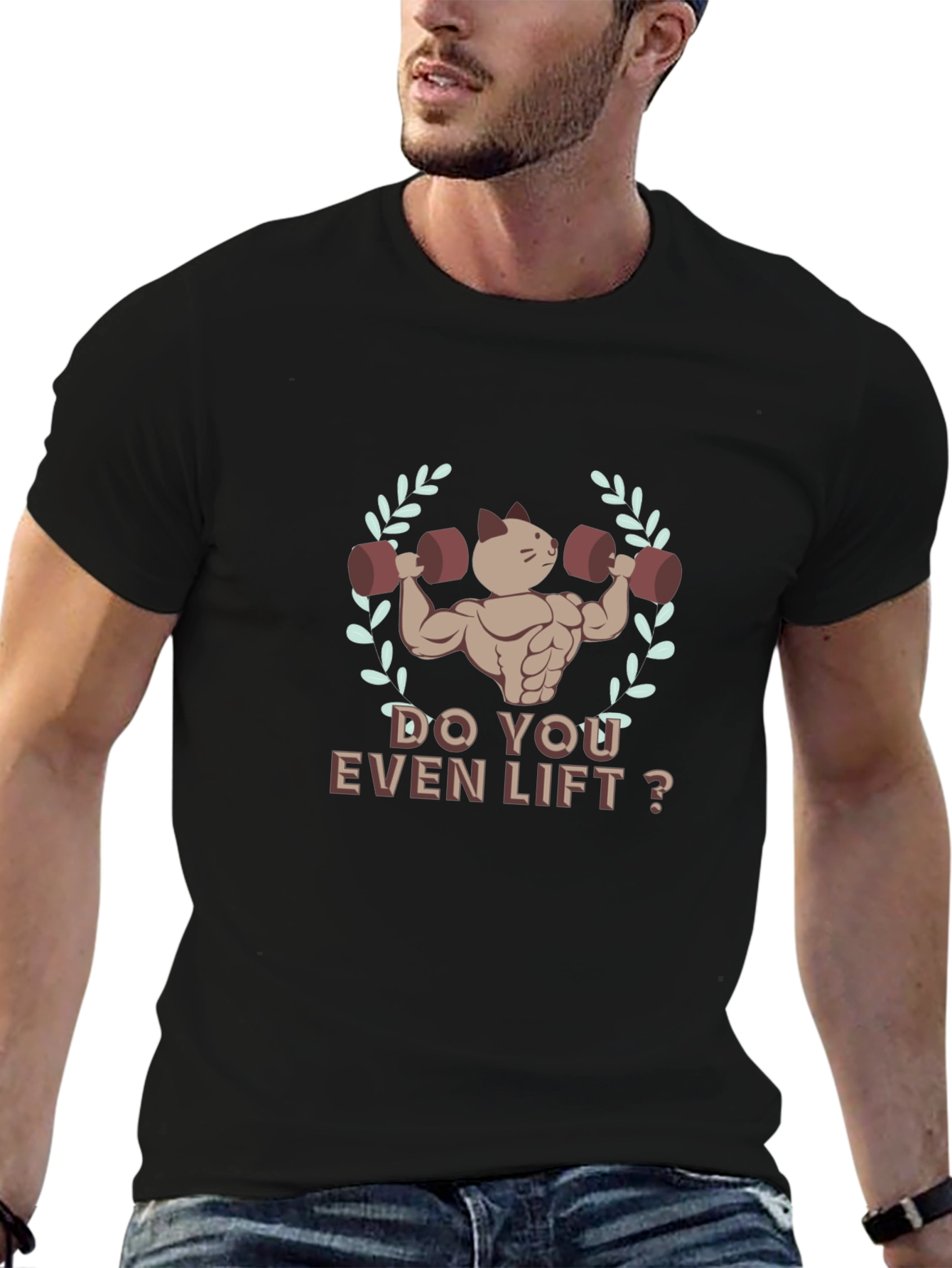 Do You Even Lift? Cat Muscle T-Shirt