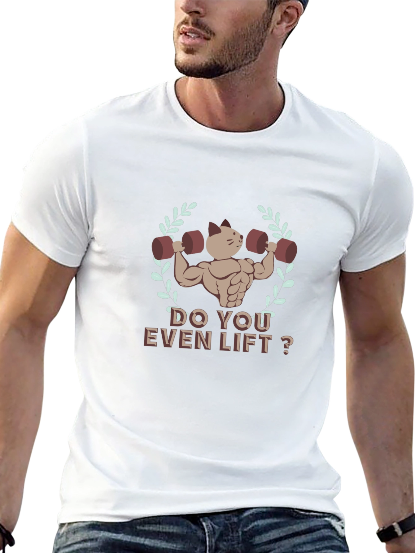 Do You Even Lift? Cat Muscle T-Shirt