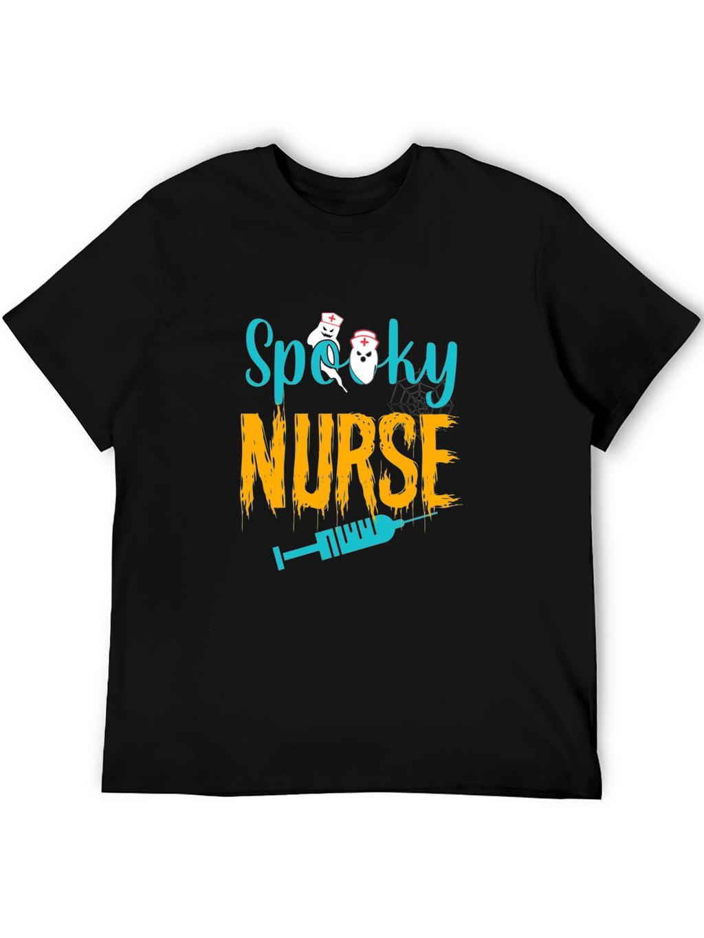 Spooky Nurse Halloween T-Shirt - Unique Design