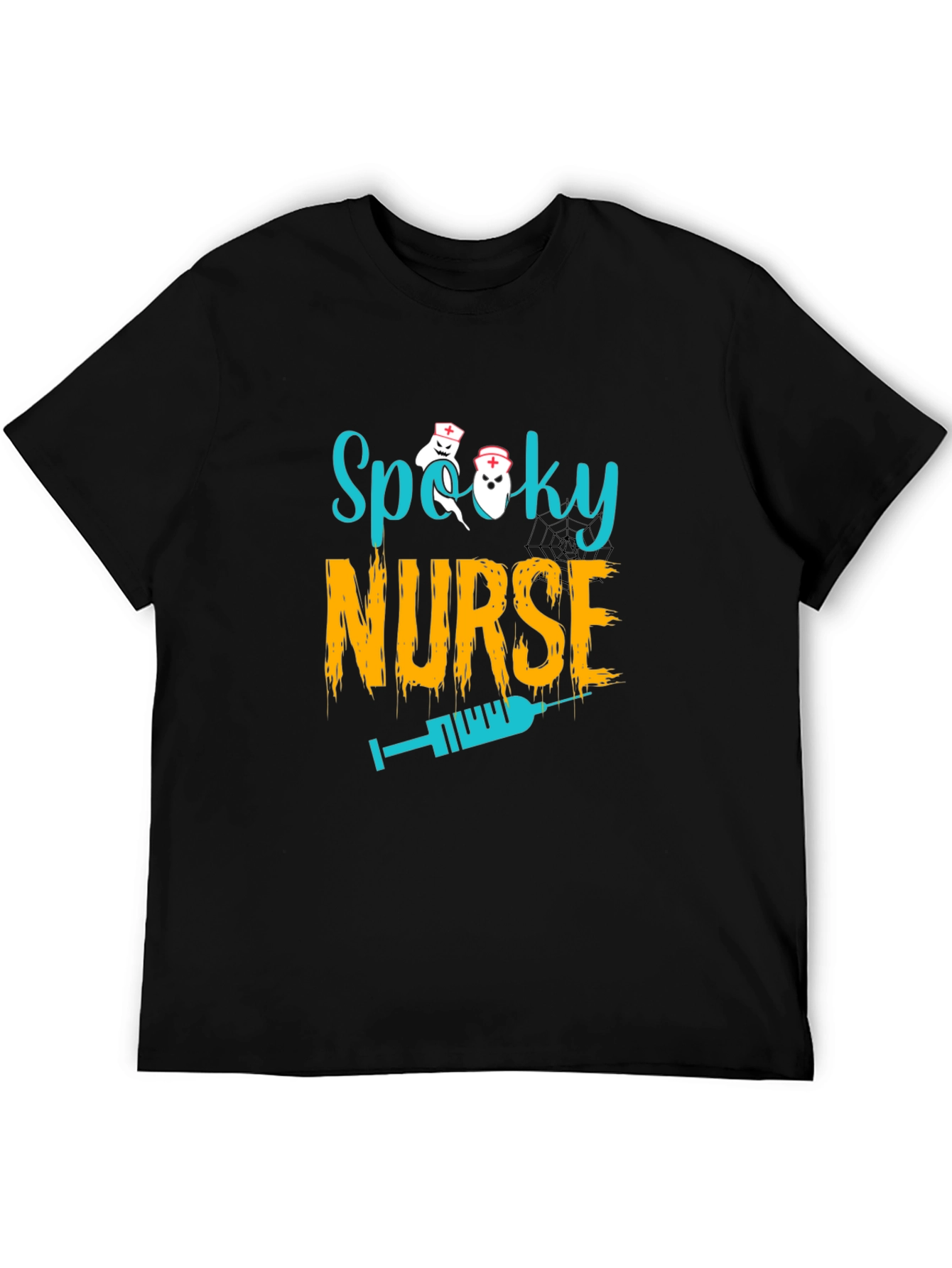 Spooky Nurse Halloween T-Shirt - Unique Design