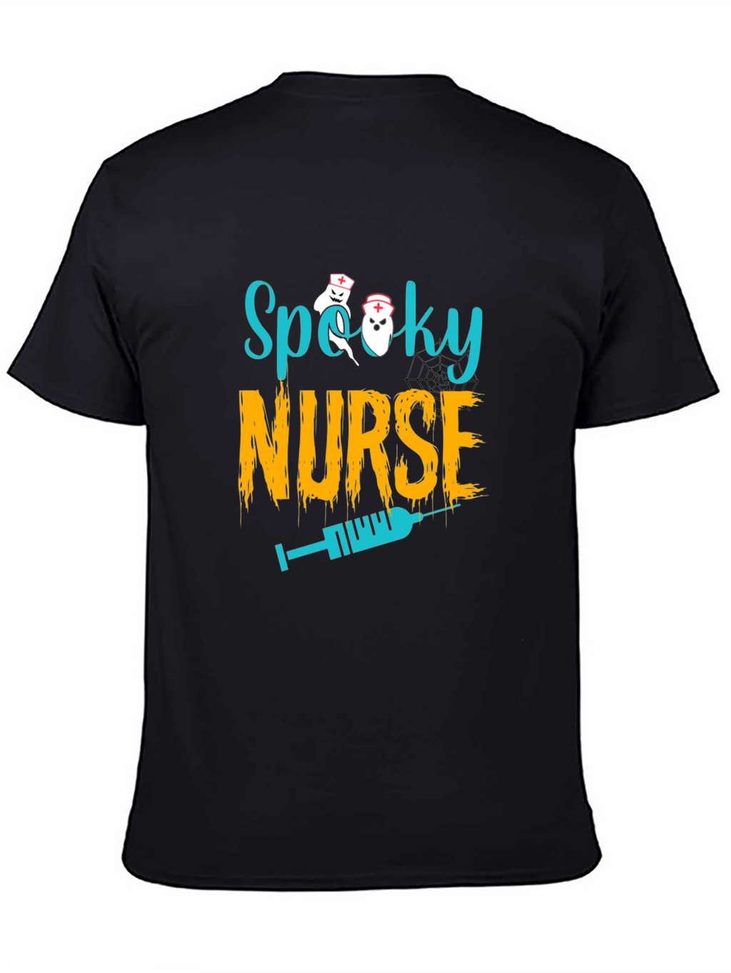 Spooky Nurse Halloween T-Shirt - Unique Design