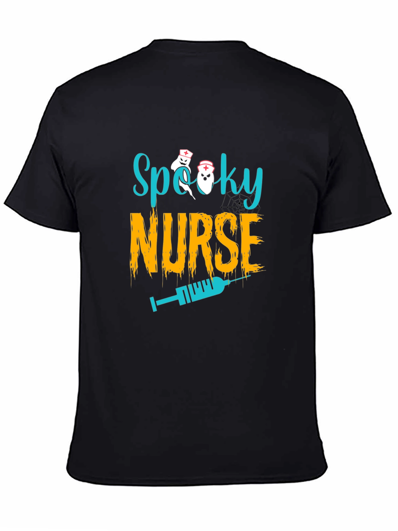 Spooky Nurse Halloween T-Shirt - Unique Design