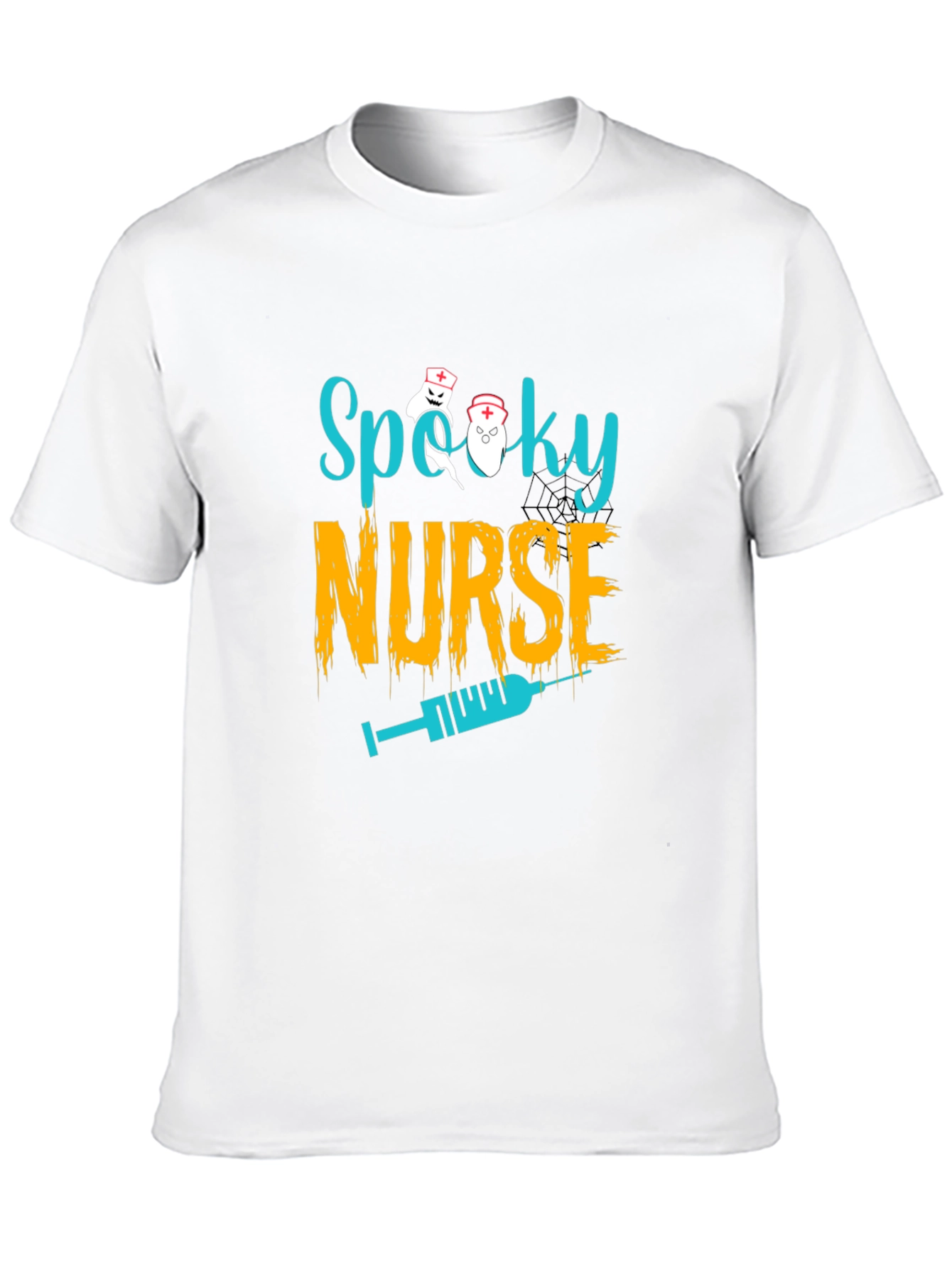 Spooky Nurse Halloween T-Shirt - Unique Design