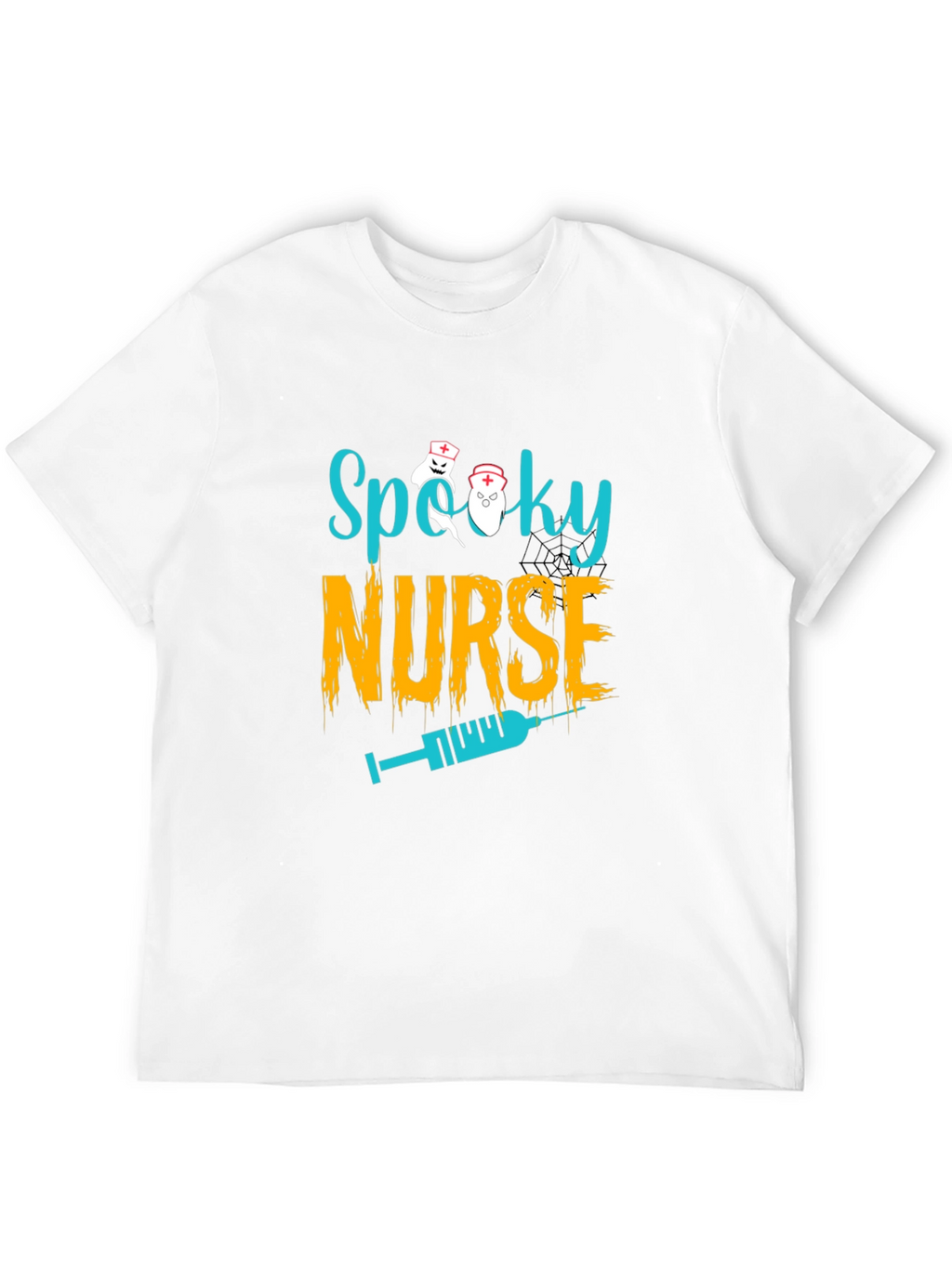 Spooky Nurse Halloween T-Shirt - Unique Design