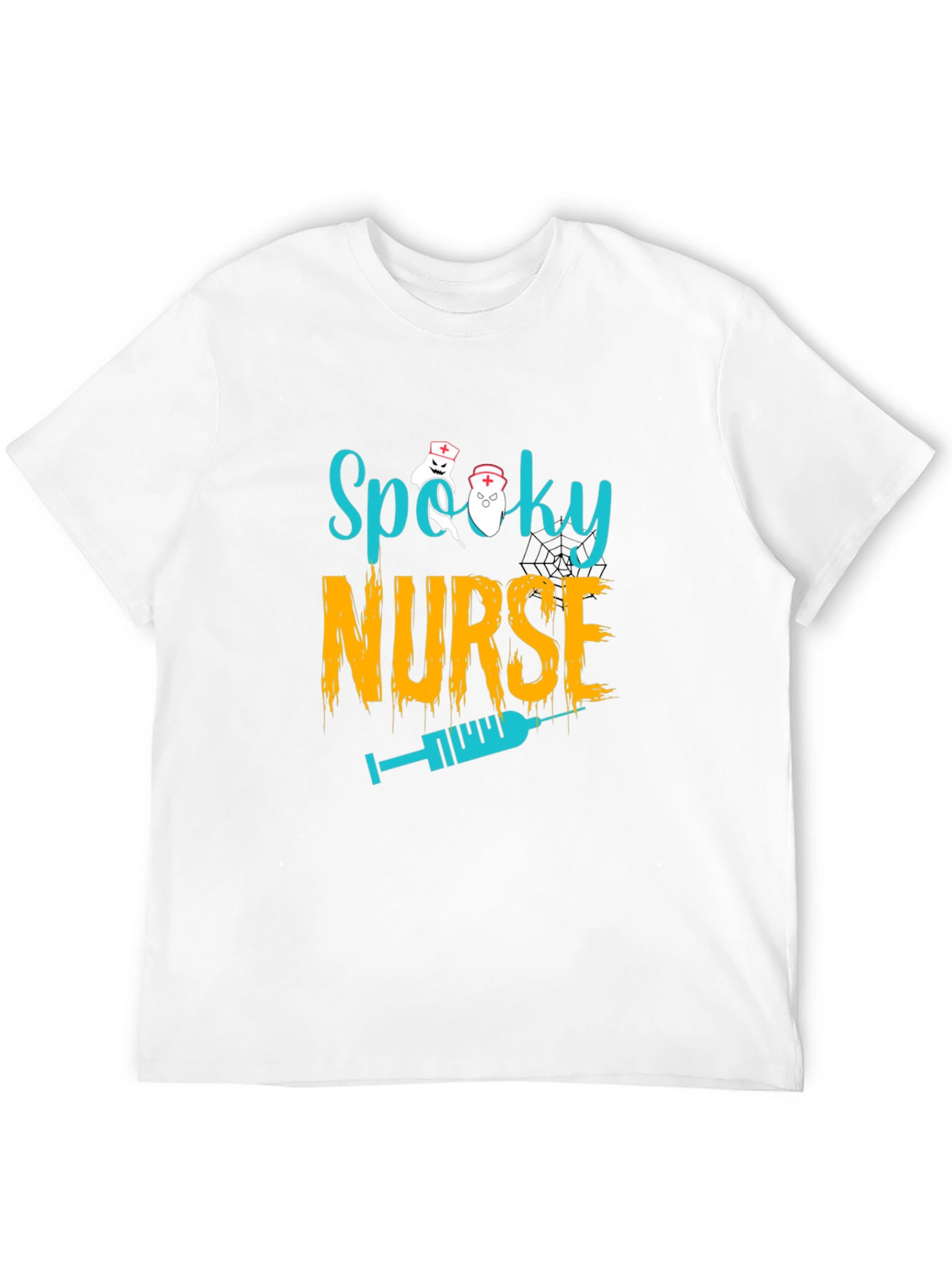 Spooky Nurse Halloween T-Shirt - Unique Design