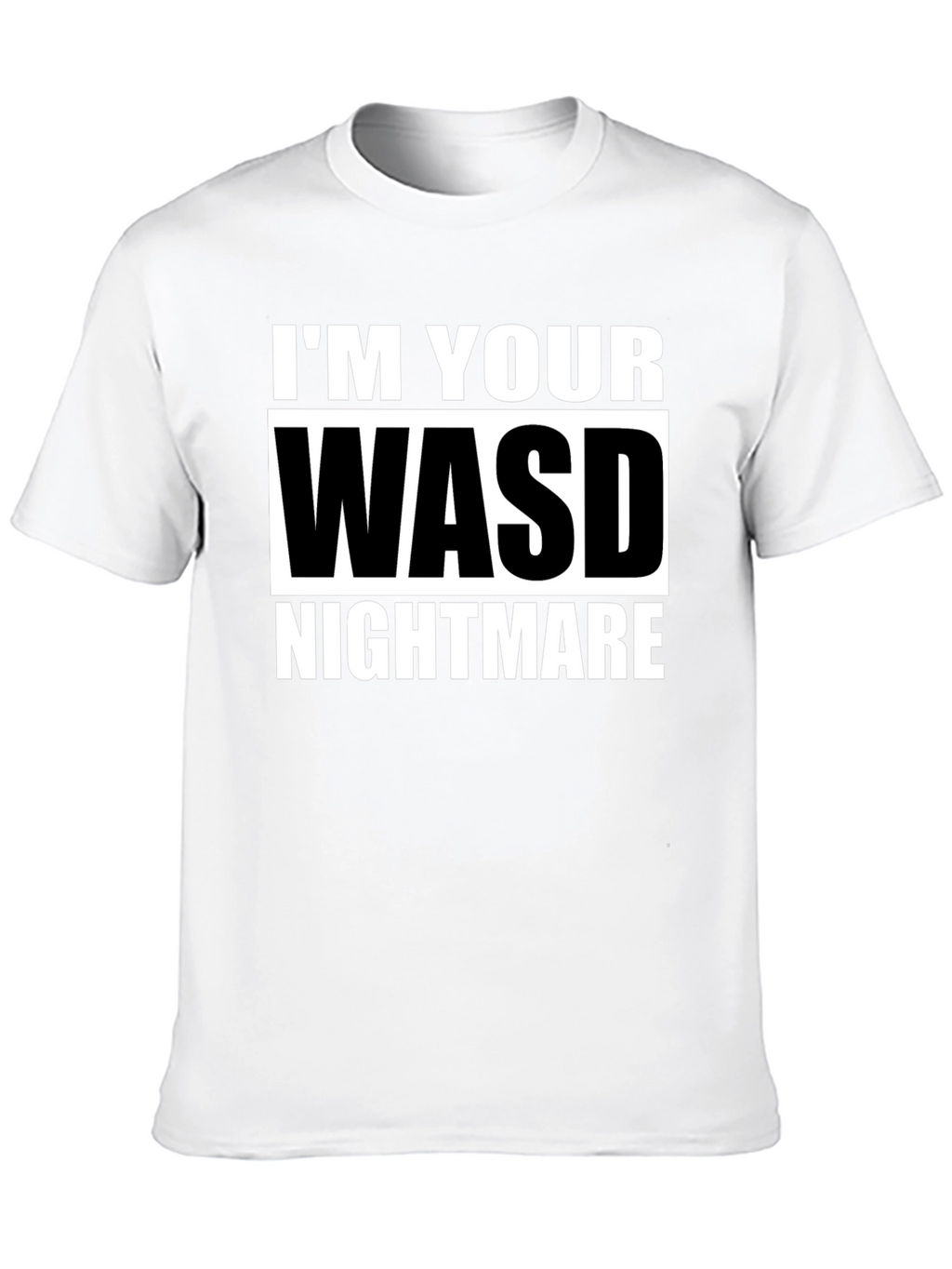 WASD Nightmare Graphic T-Shirt - Gamer Tee