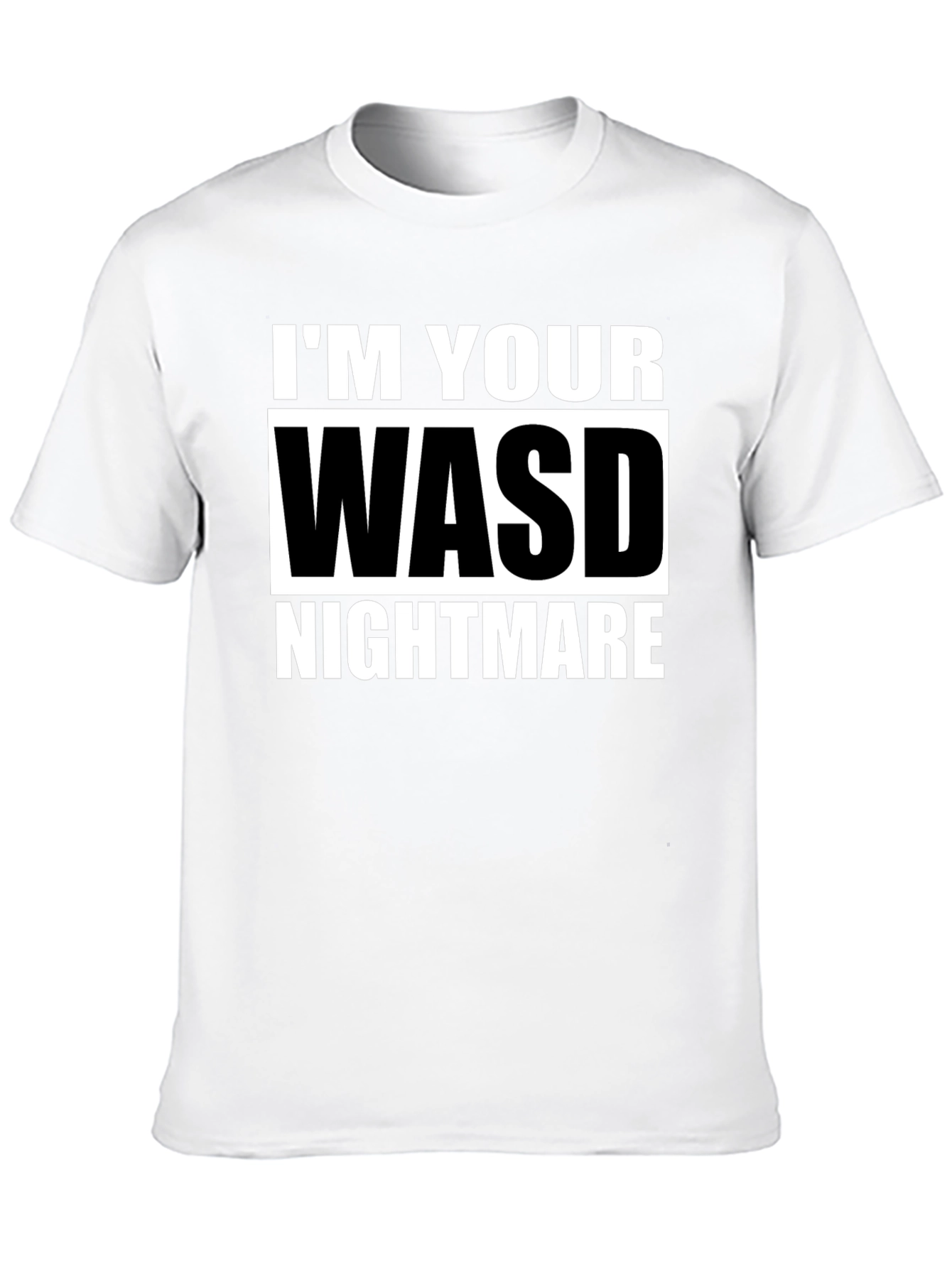 WASD Nightmare Graphic T-Shirt - Gamer Tee
