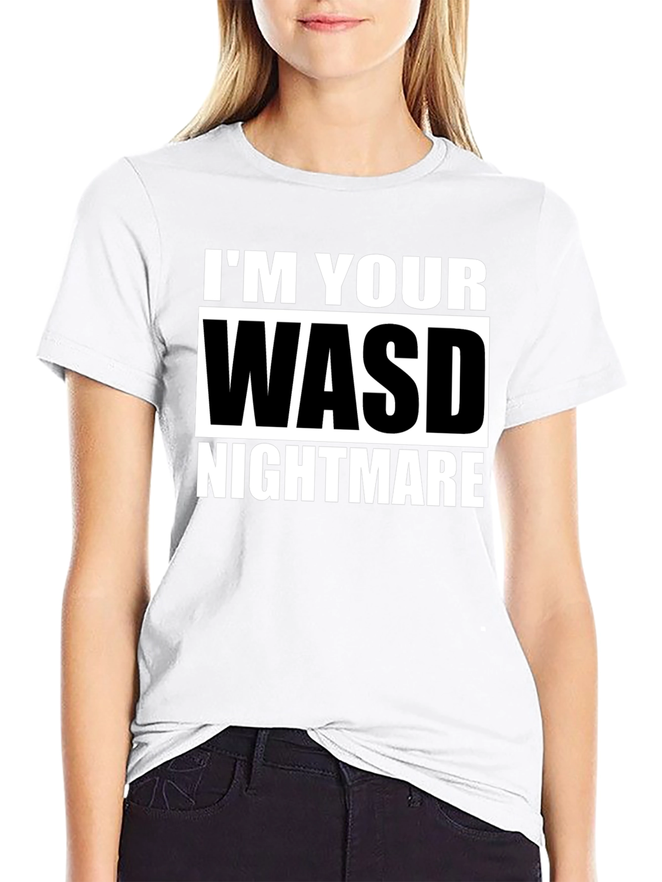WASD Nightmare Graphic T-Shirt - Gamer Tee