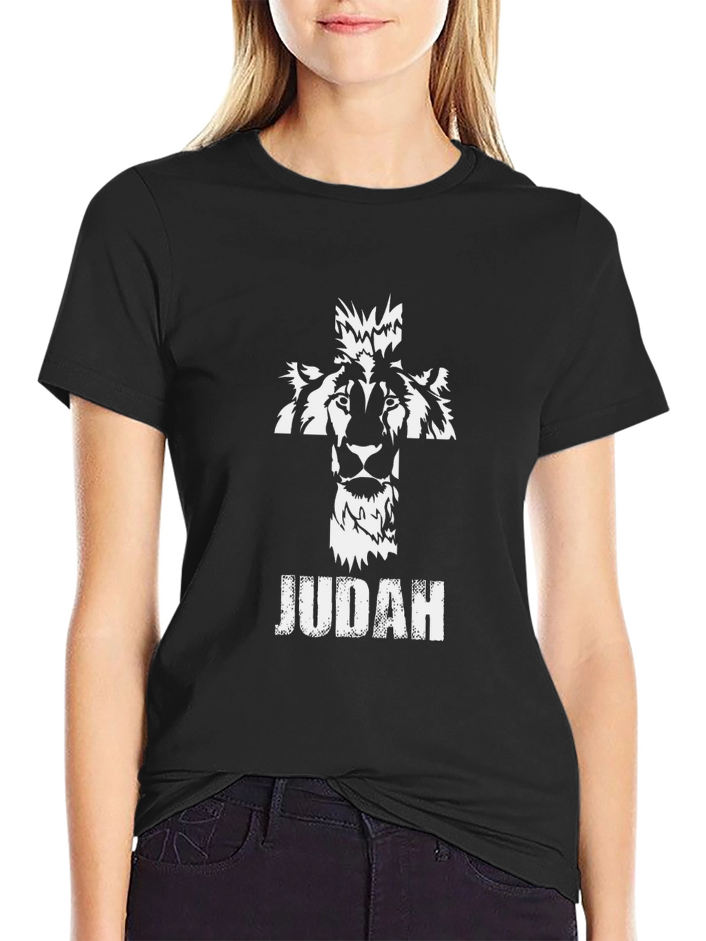 Lion of Judah Graphic T-Shirt - Black