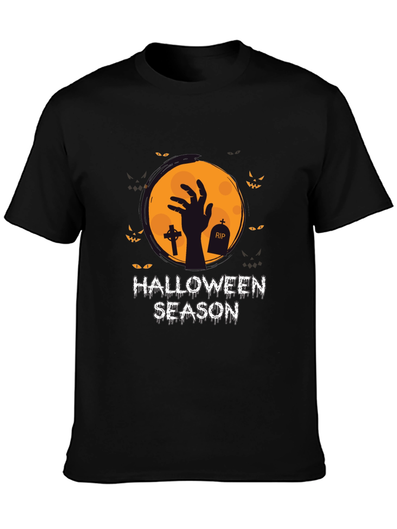 Halloween Season Graphic Tee - Spooky Style