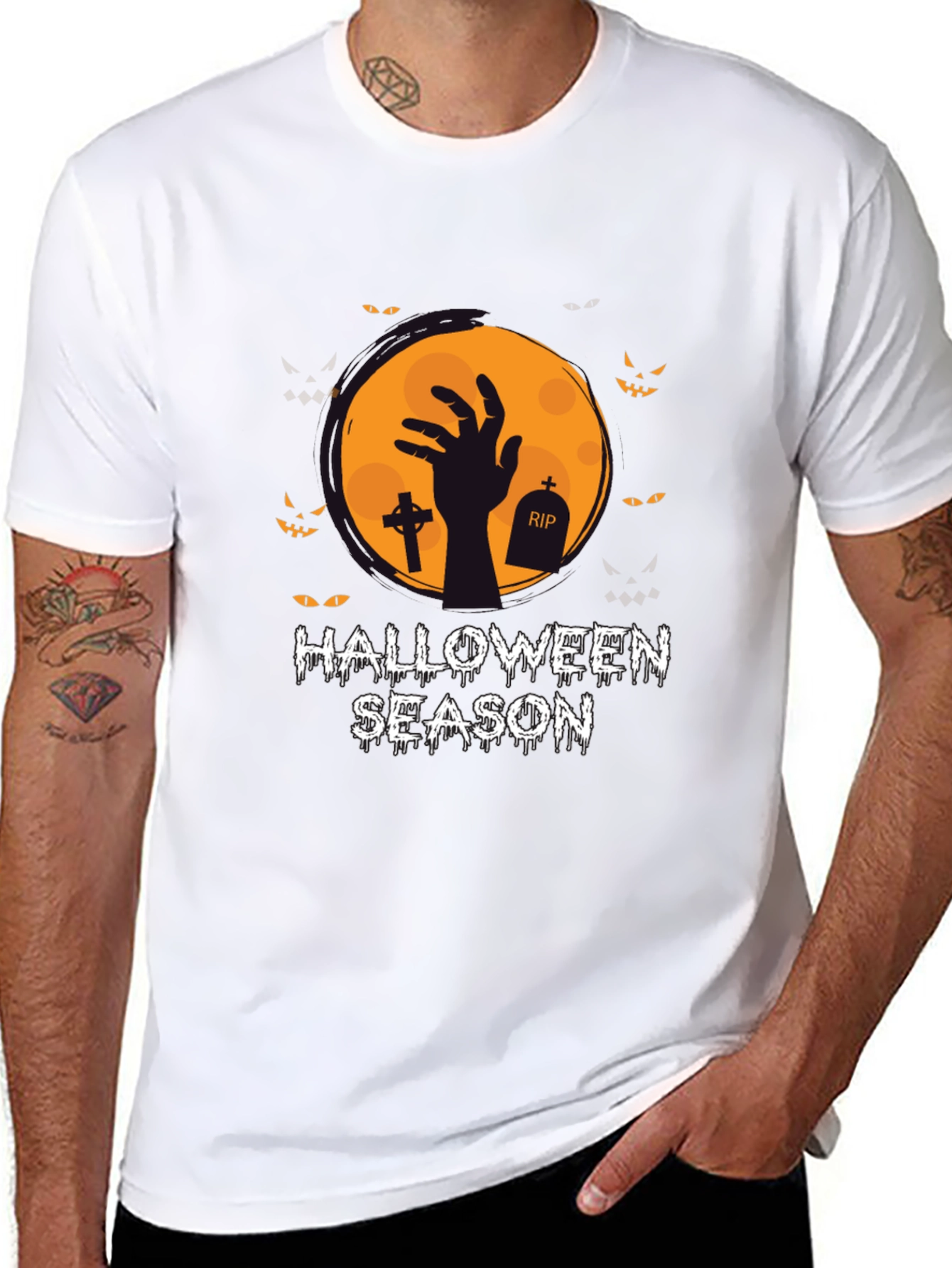 Halloween Season Graphic Tee - Spooky Style
