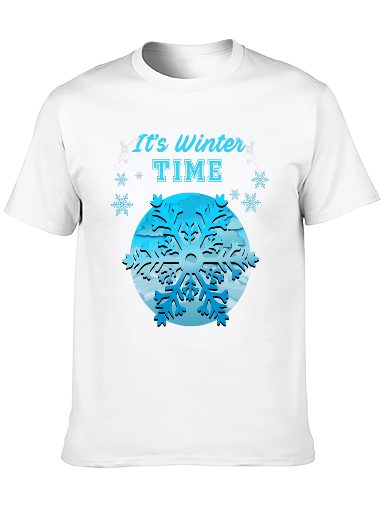 Winter Time Snowflake Graphic Tee