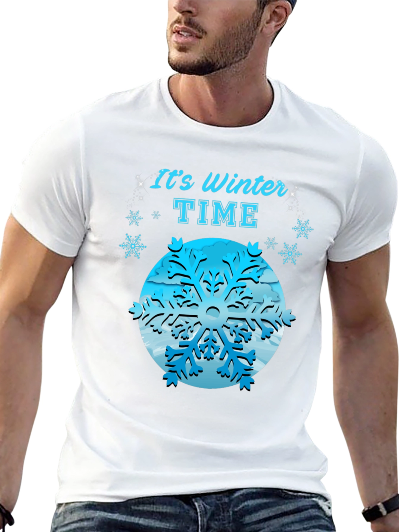 Winter Time Snowflake Graphic Tee