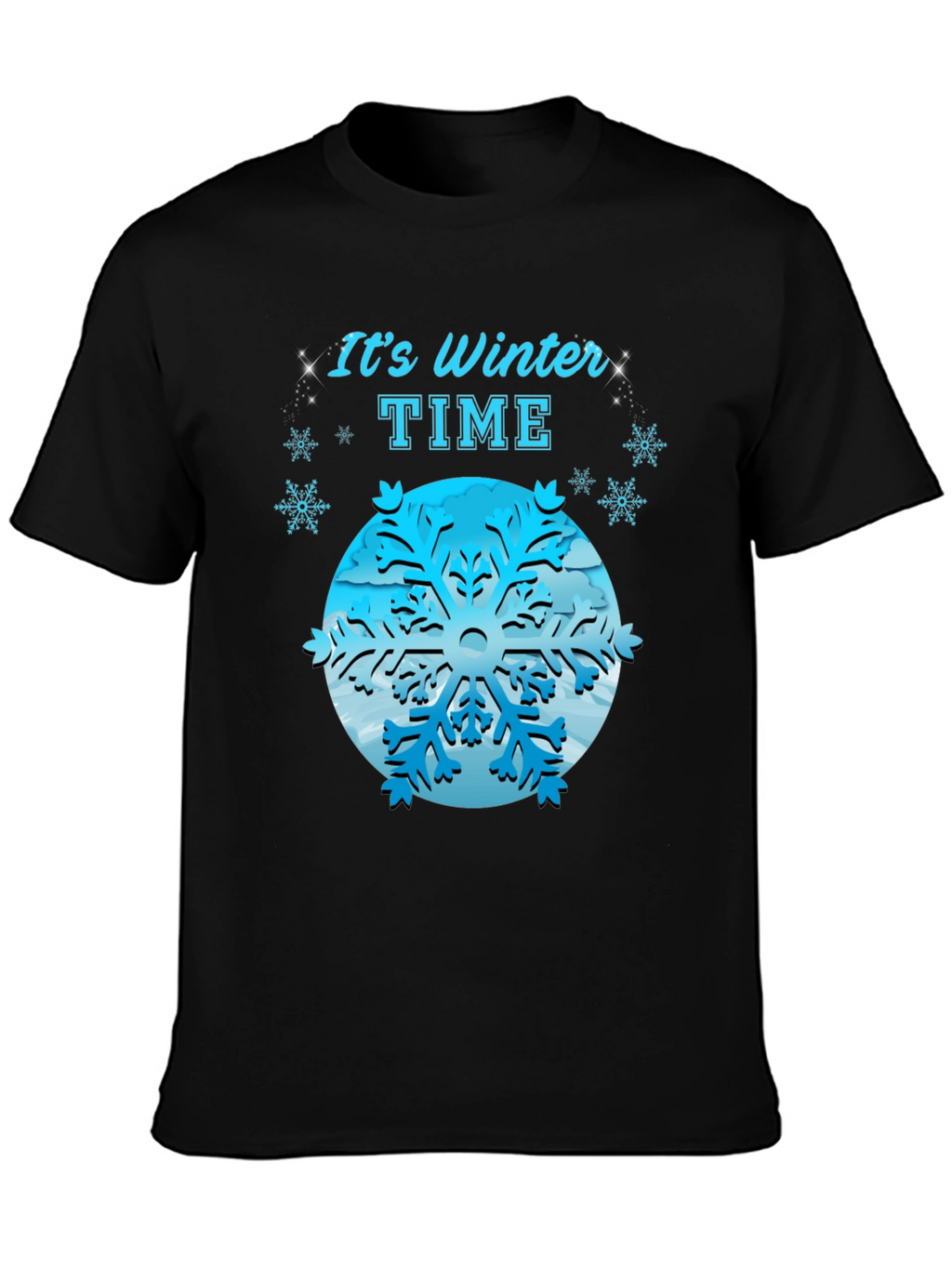 Winter Time Snowflake Graphic Tee