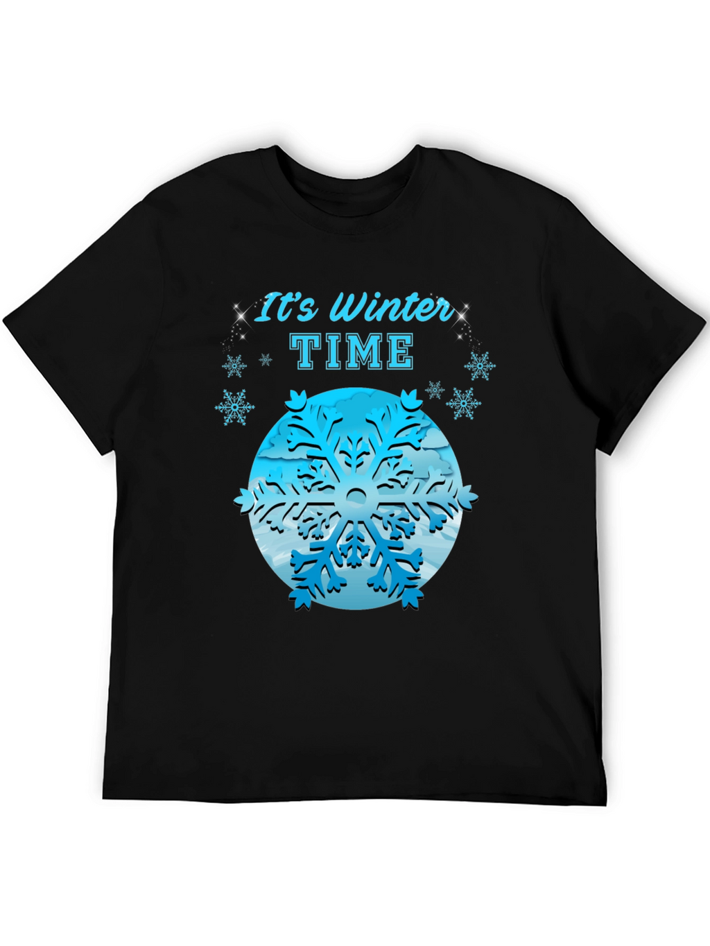 Winter Time Snowflake Graphic Tee