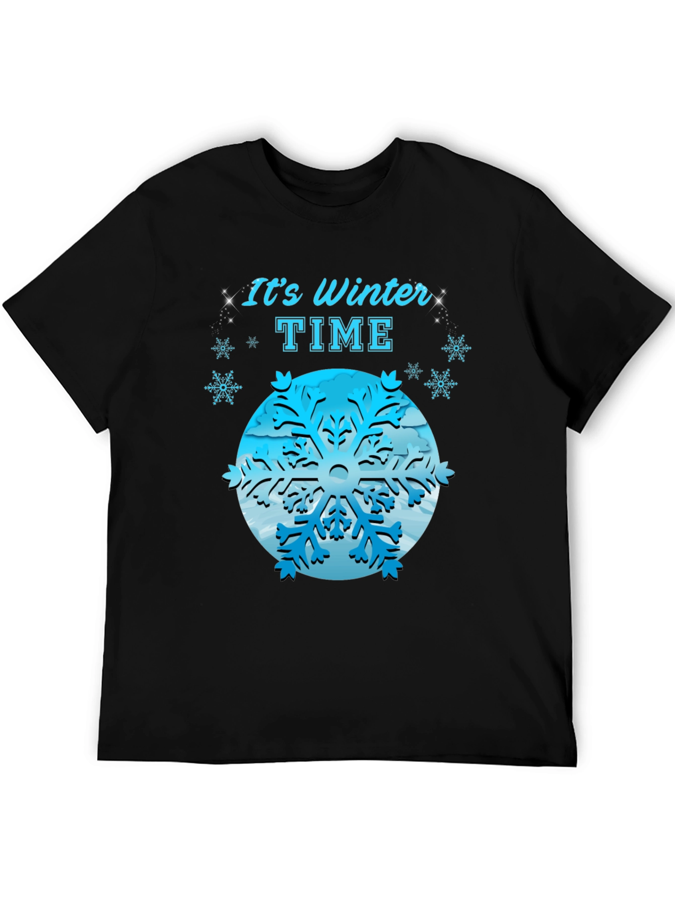 Winter Time Snowflake Graphic Tee