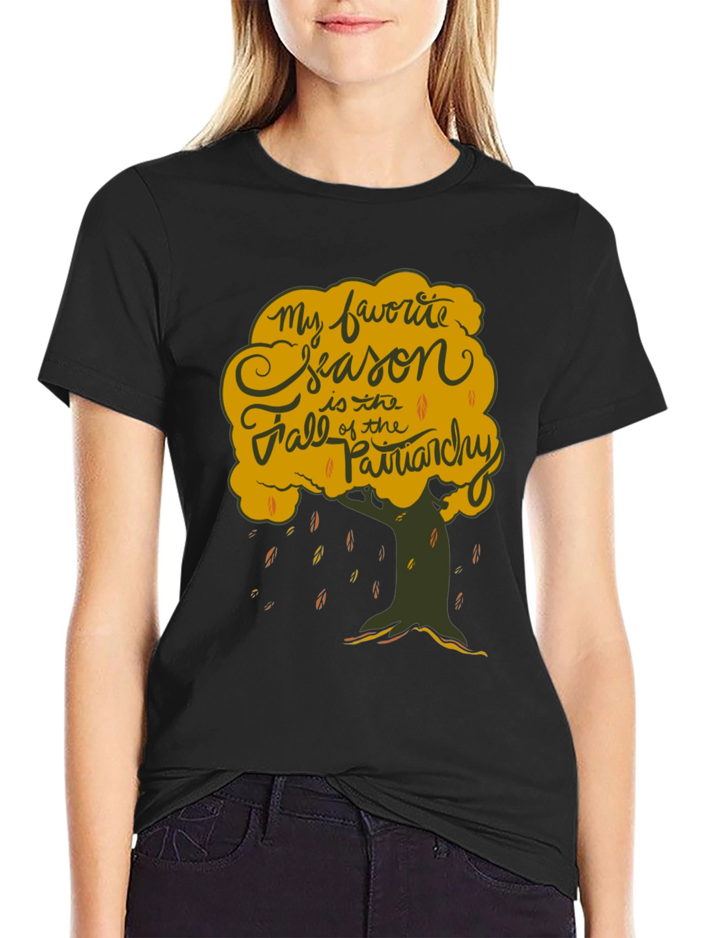 Fall of Patriarchy Tee - Feminist Statement T-Shirt