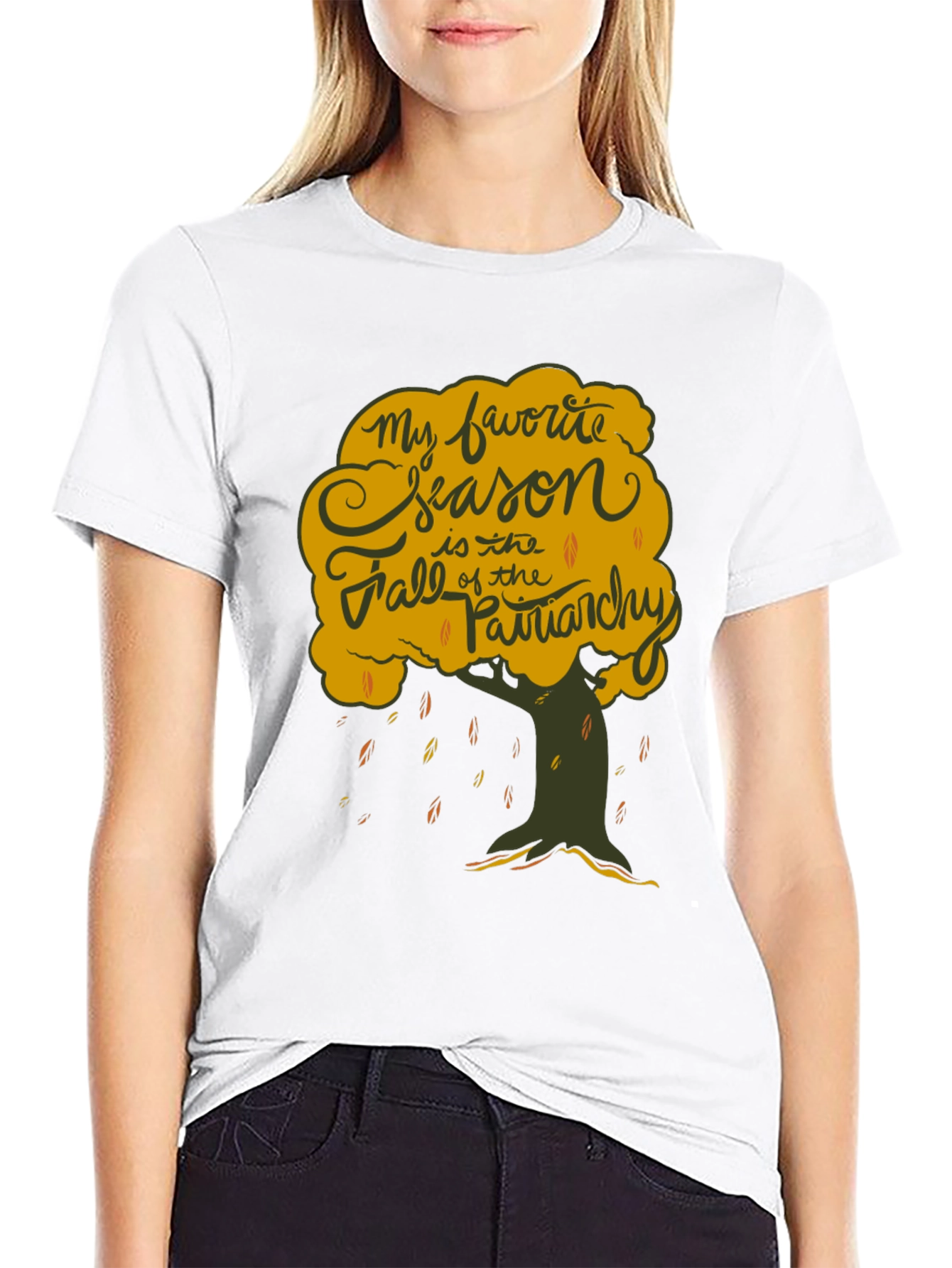 Fall of Patriarchy Tee - Feminist Statement T-Shirt
