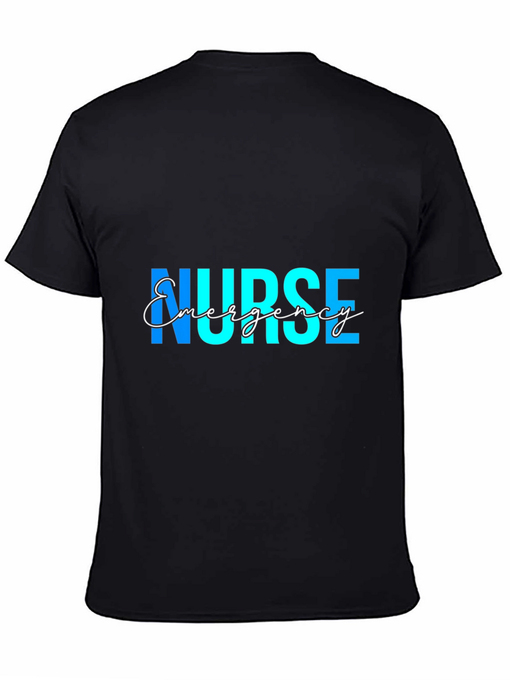 Emergency Nurse T-Shirt - Black Graphic Tee