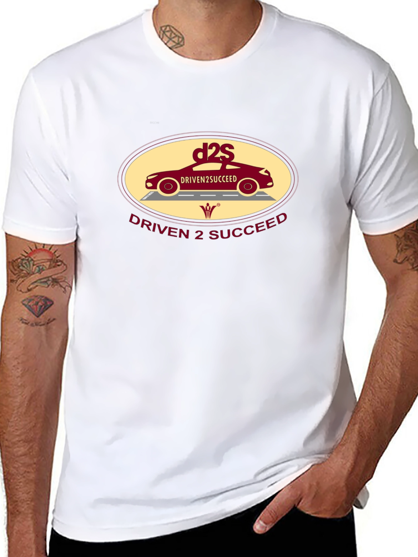 Driven2Succeed Graphic Tee - Black