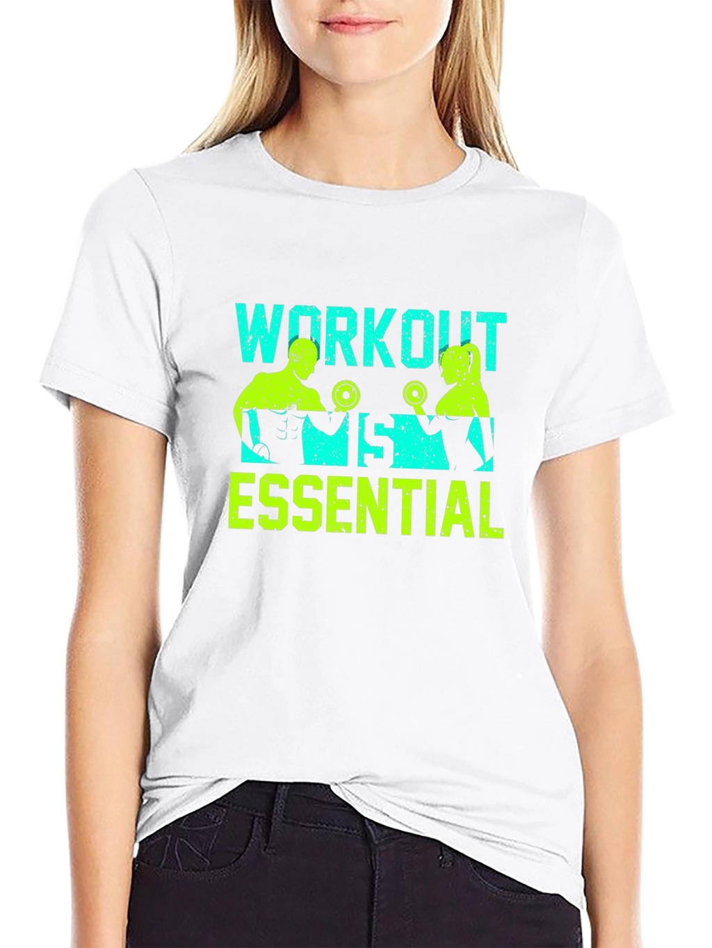 Workout Essential Graphic Tee - Fitness Apparel