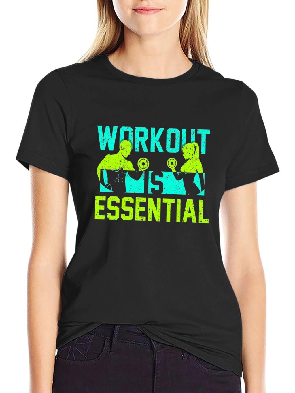 Workout Essential Graphic Tee - Fitness Apparel