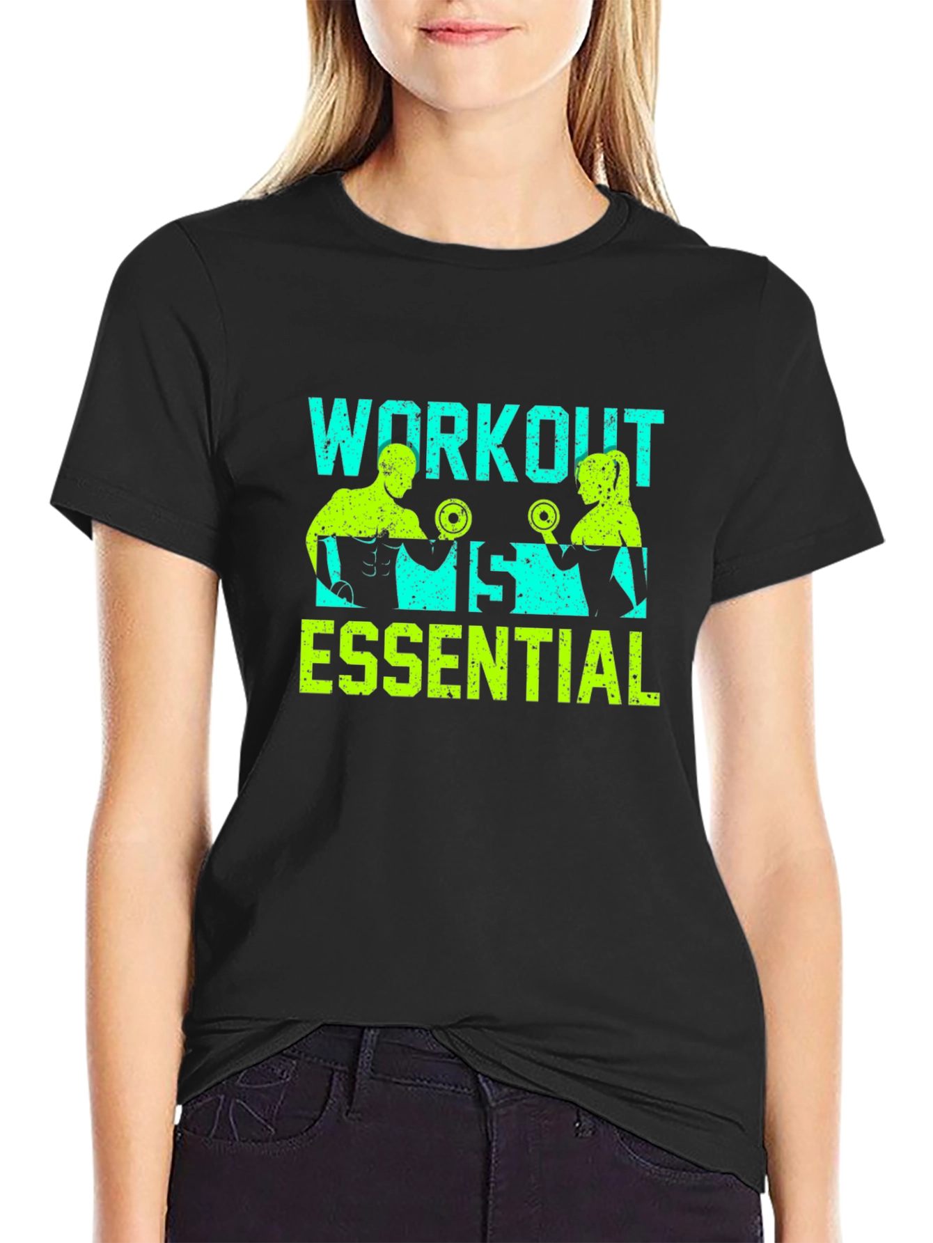Workout Essential Graphic Tee - Fitness Apparel