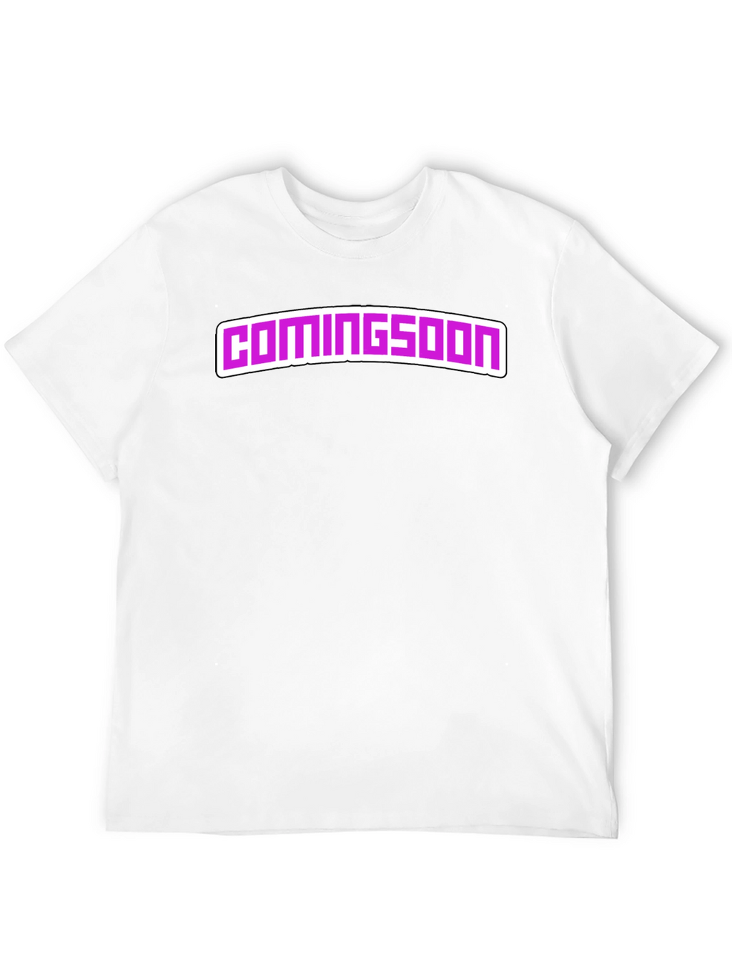 Coming Soon Black Graphic Tee