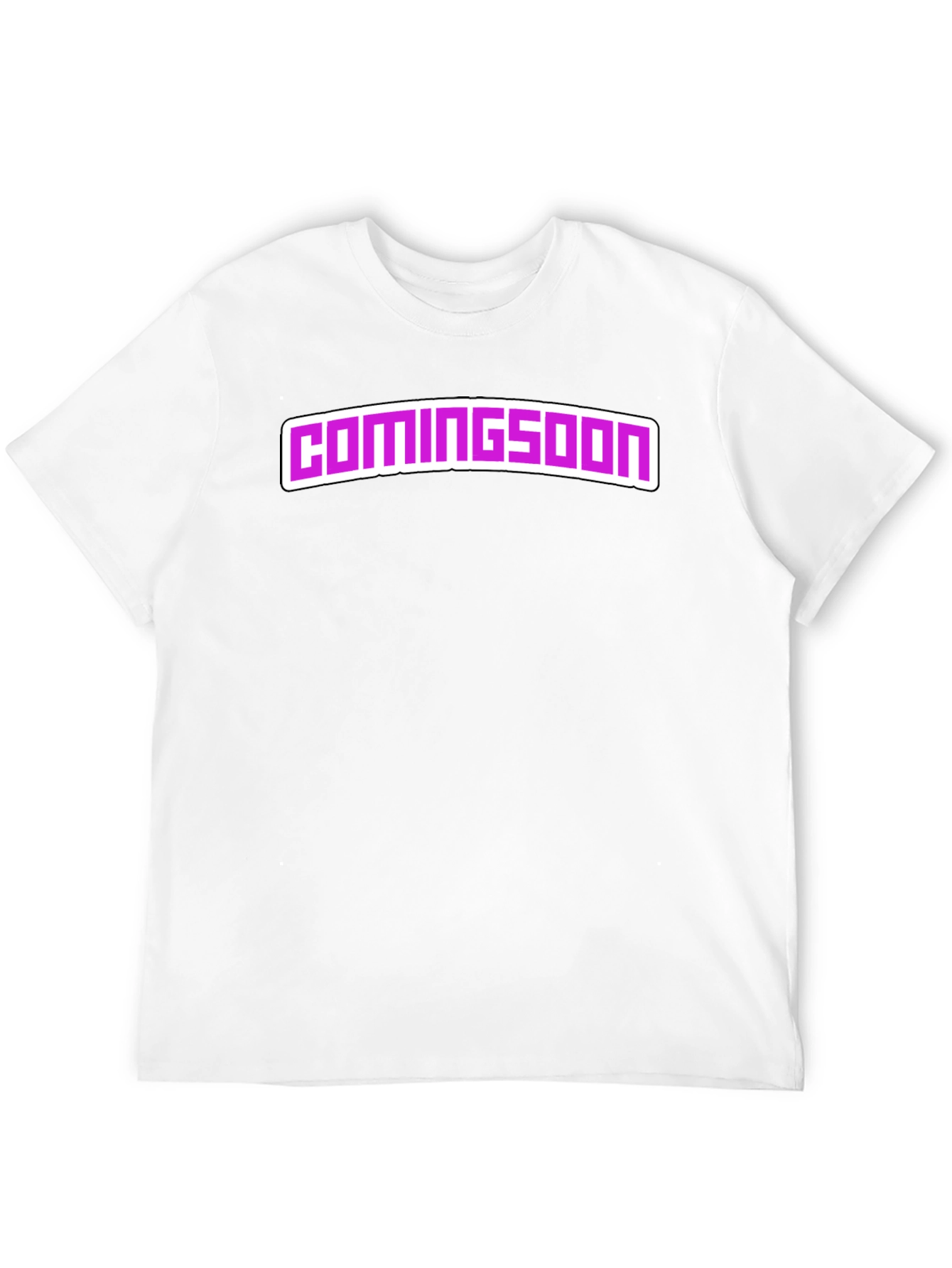 Coming Soon Black Graphic Tee