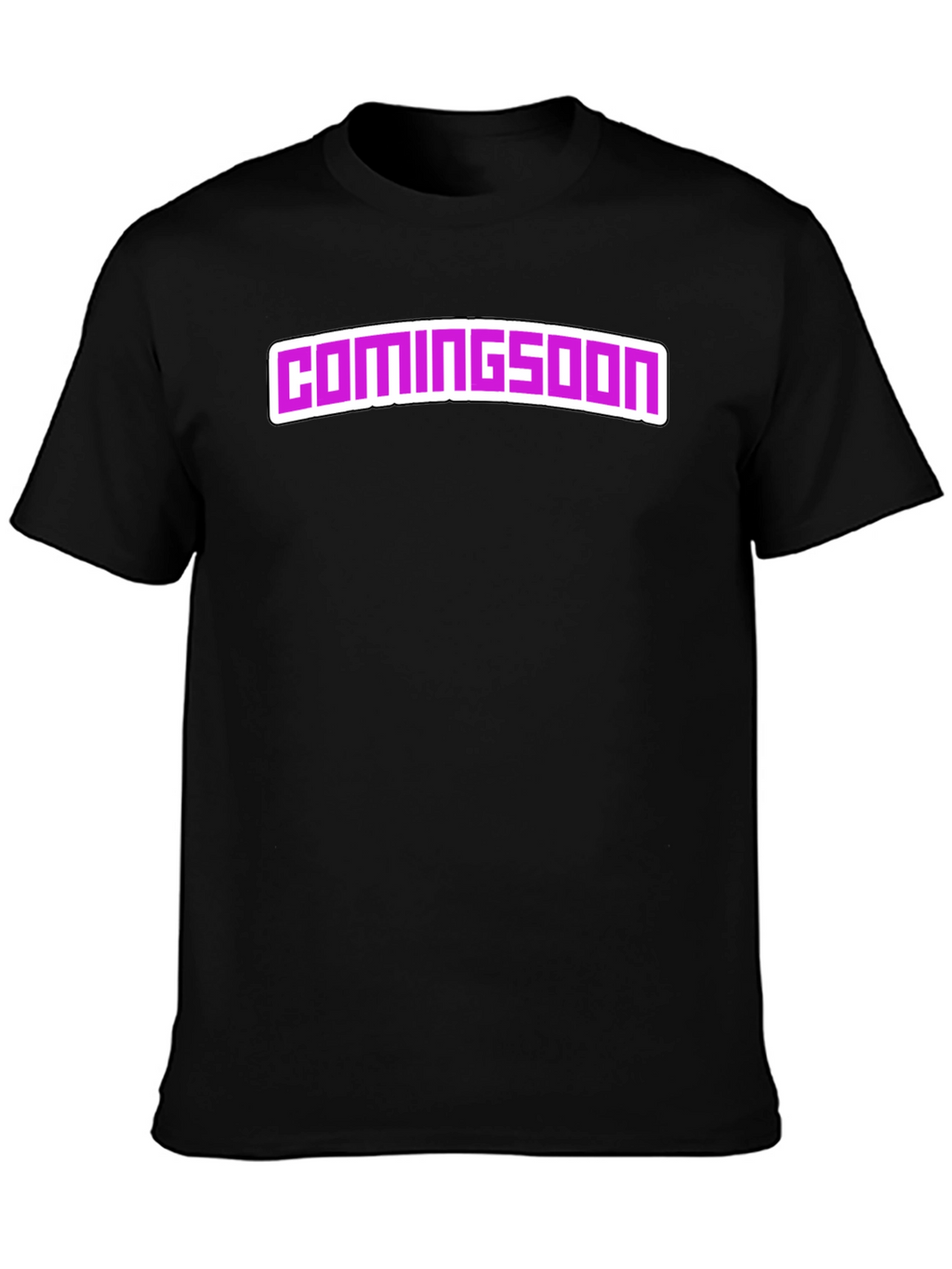 Coming Soon Black Graphic Tee
