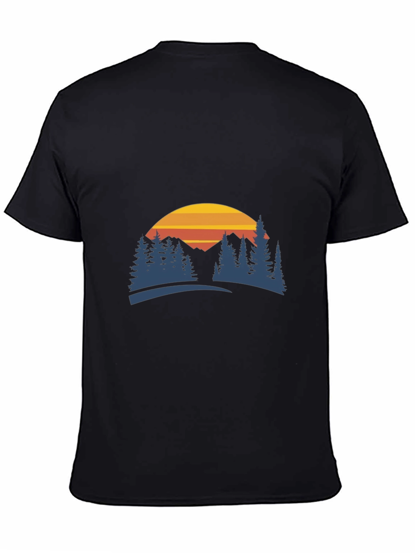 Mountain Sunset Graphic Tee - Nature Inspired Style