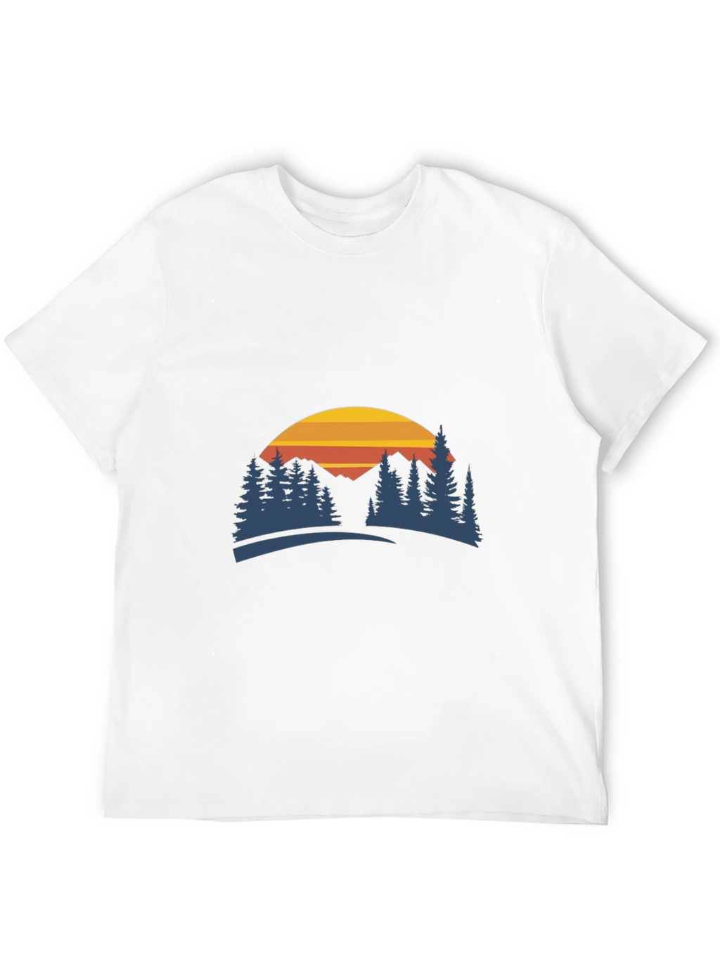 Mountain Sunset Graphic Tee - Nature Inspired Style