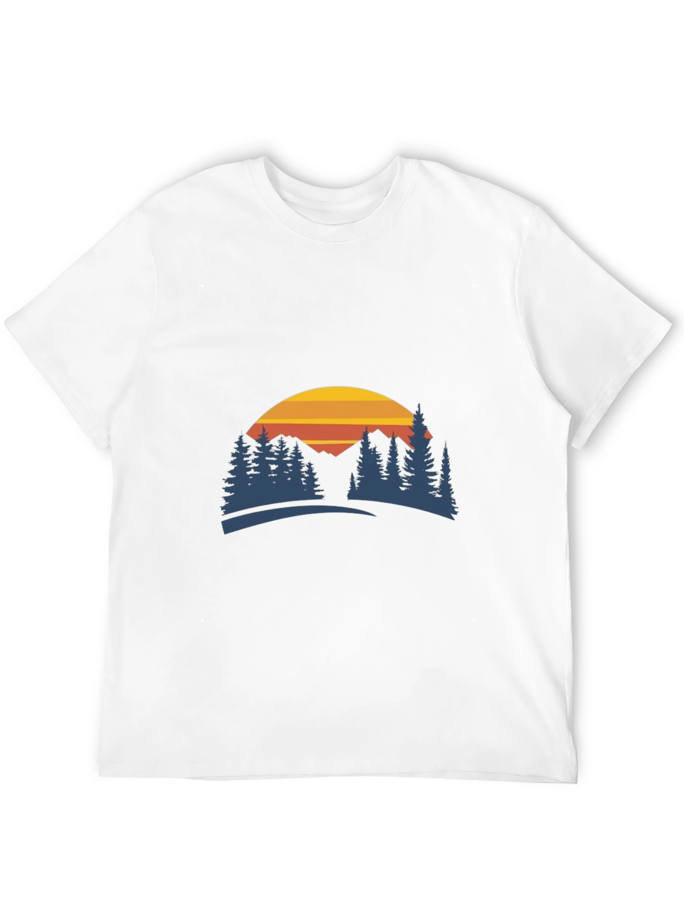 Mountain Sunset Graphic Tee - Nature Inspired Style