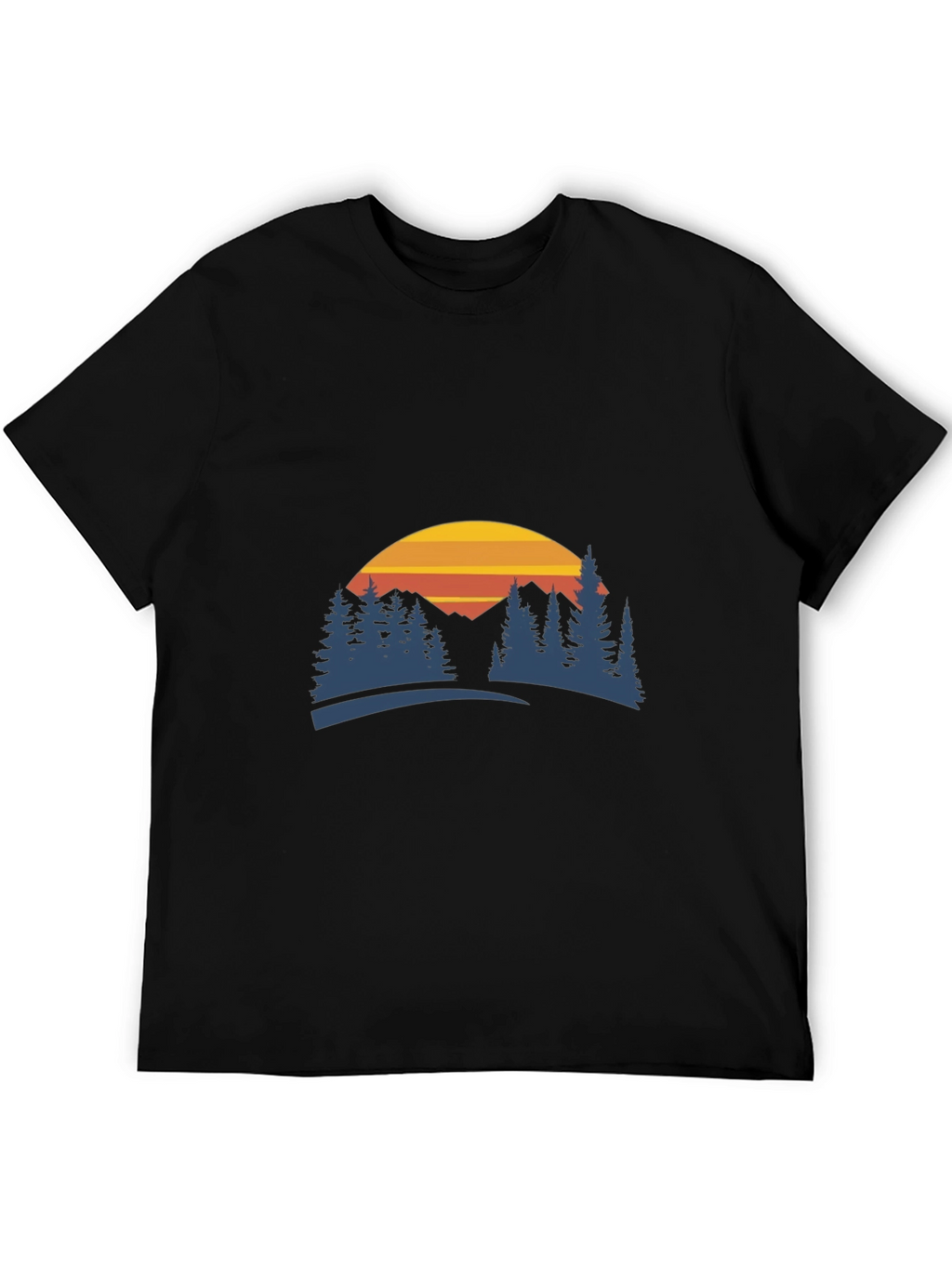Mountain Sunset Graphic Tee - Nature Inspired Style